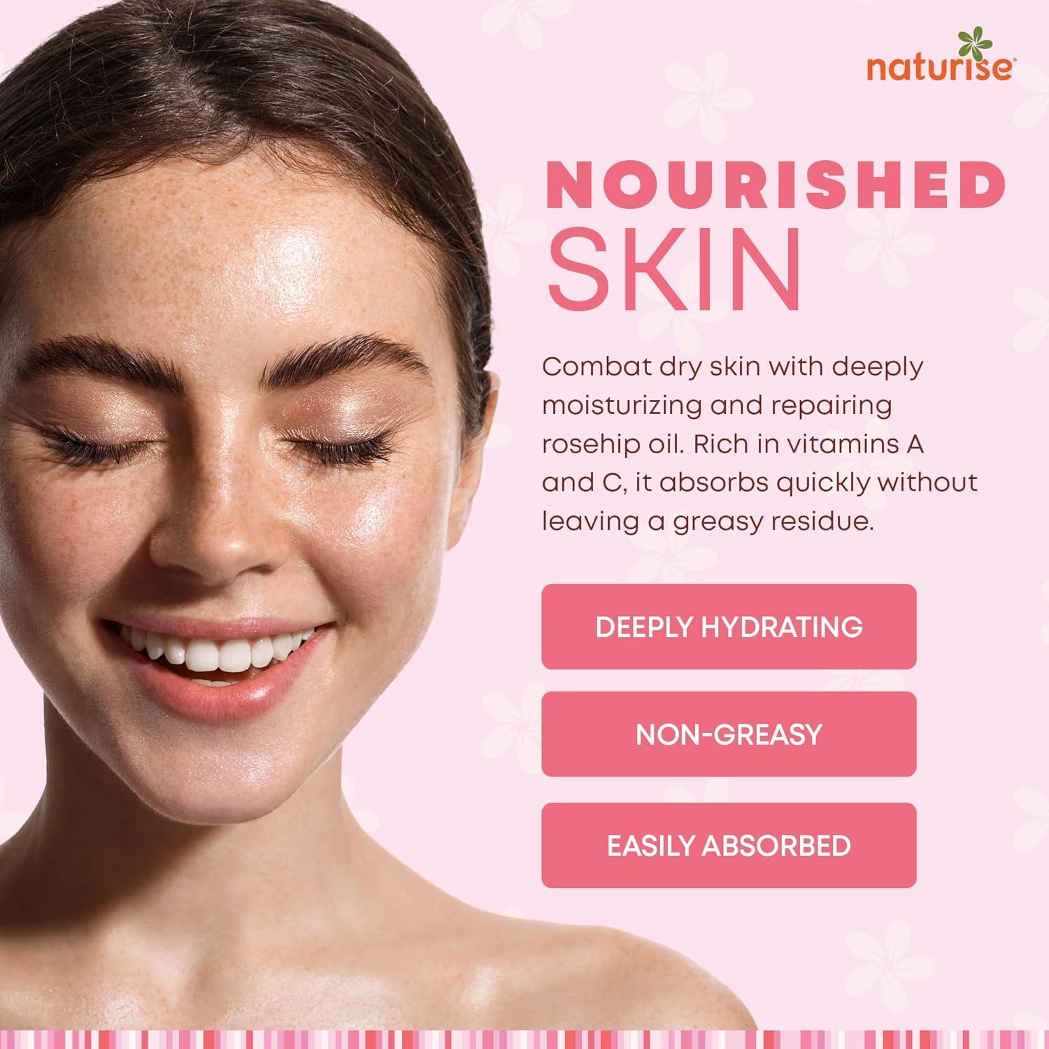 Aceite de Rosa Mosqueta Orgánico USDA Naturise 29.57 ml