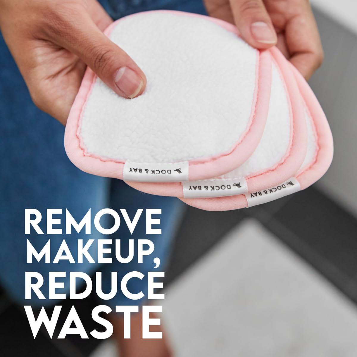 Almohadillas de Maquillaje Reutilizables Dock & Bay - Ultra Suaves - 3 Piezas