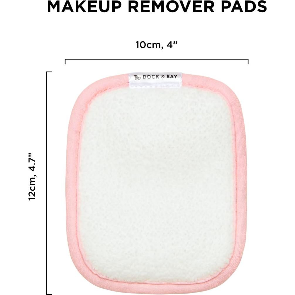 Almohadillas de Maquillaje Reutilizables Dock & Bay - Ultra Suaves - 3 Piezas