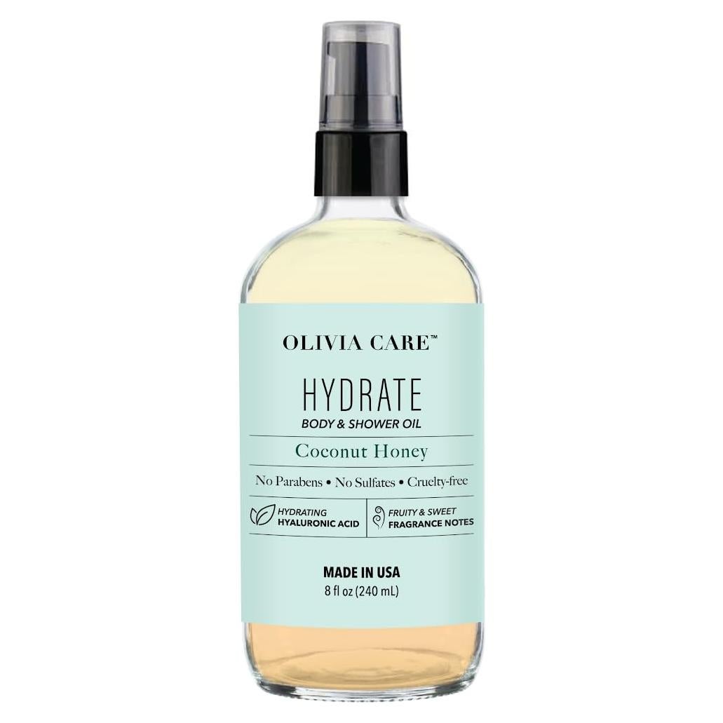 Aceite Corporal Olivia Care Vegano Miel de Coco 181g Hidratante