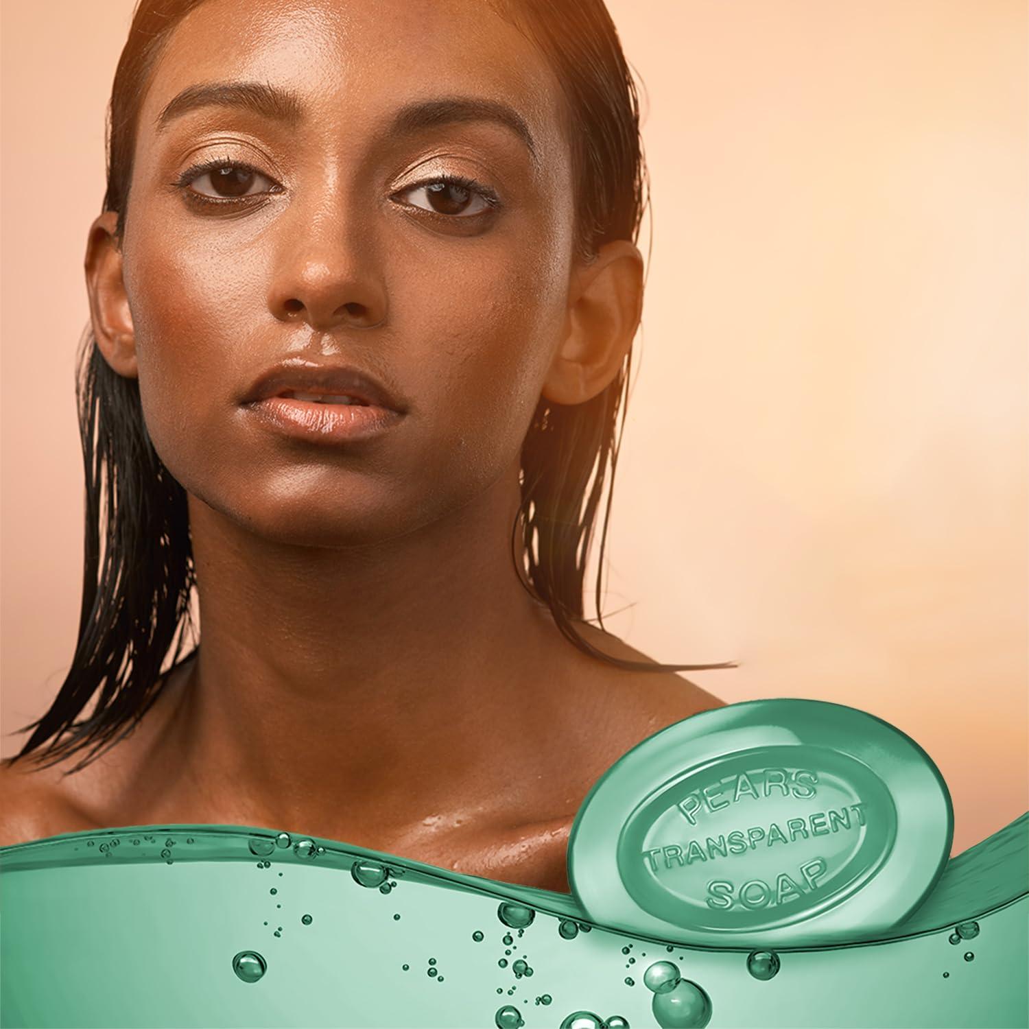 Jabón de Glicerina Pears 3-Pack - Ámbar, Azul y Verde 100g