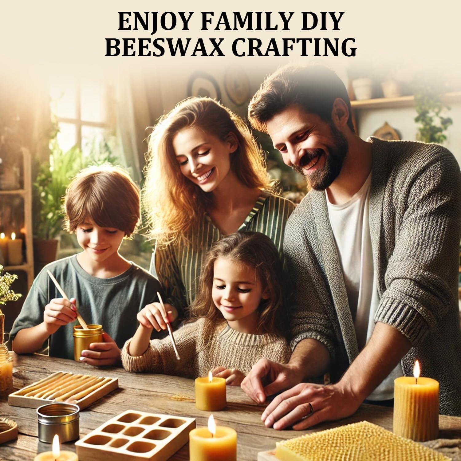 Pellets de Cera de Abejas Pura VEGISHINE 447g para Velas y Cuidado de la Piel