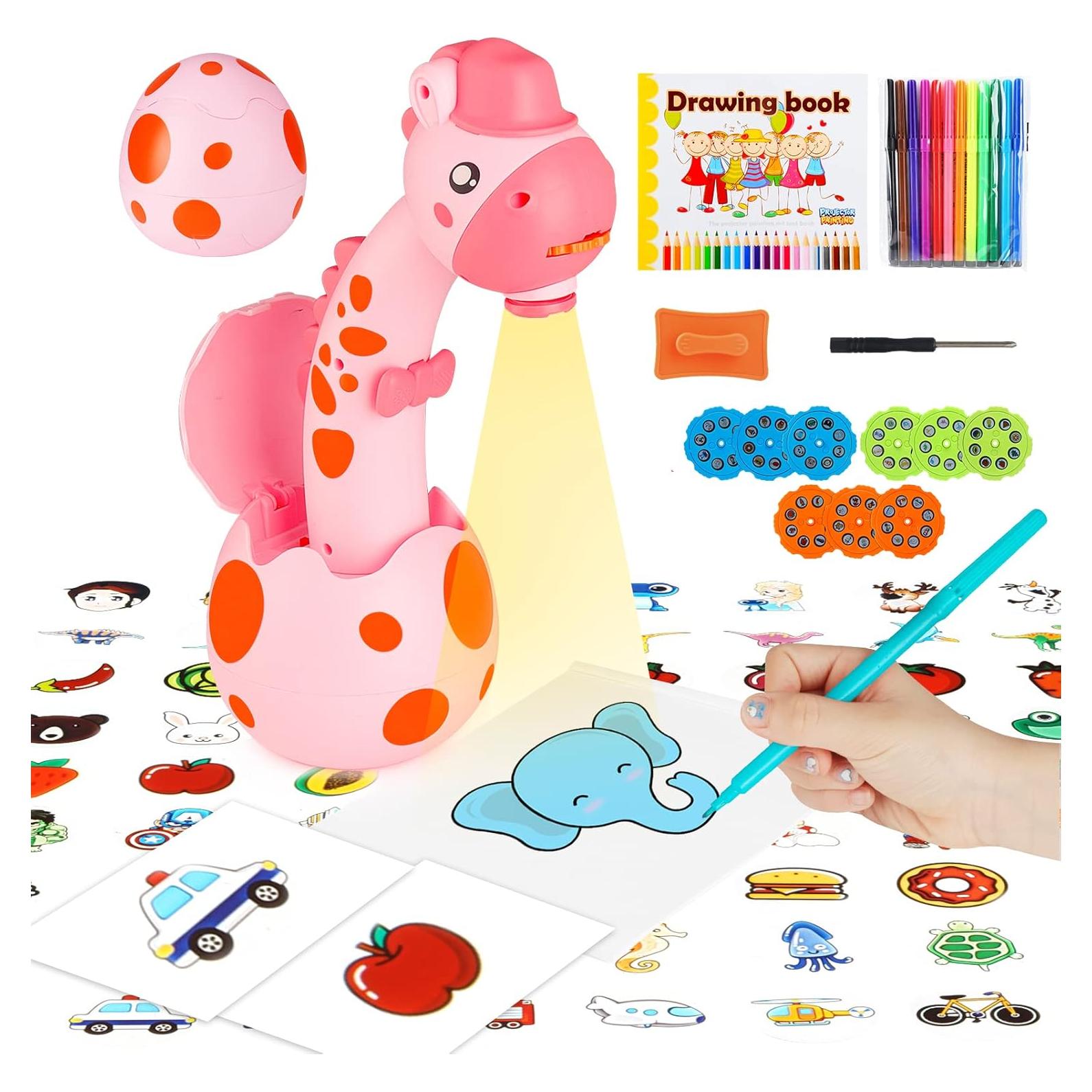 Proyector de Dibujo KETIEE Rosa con 72 Plantillas