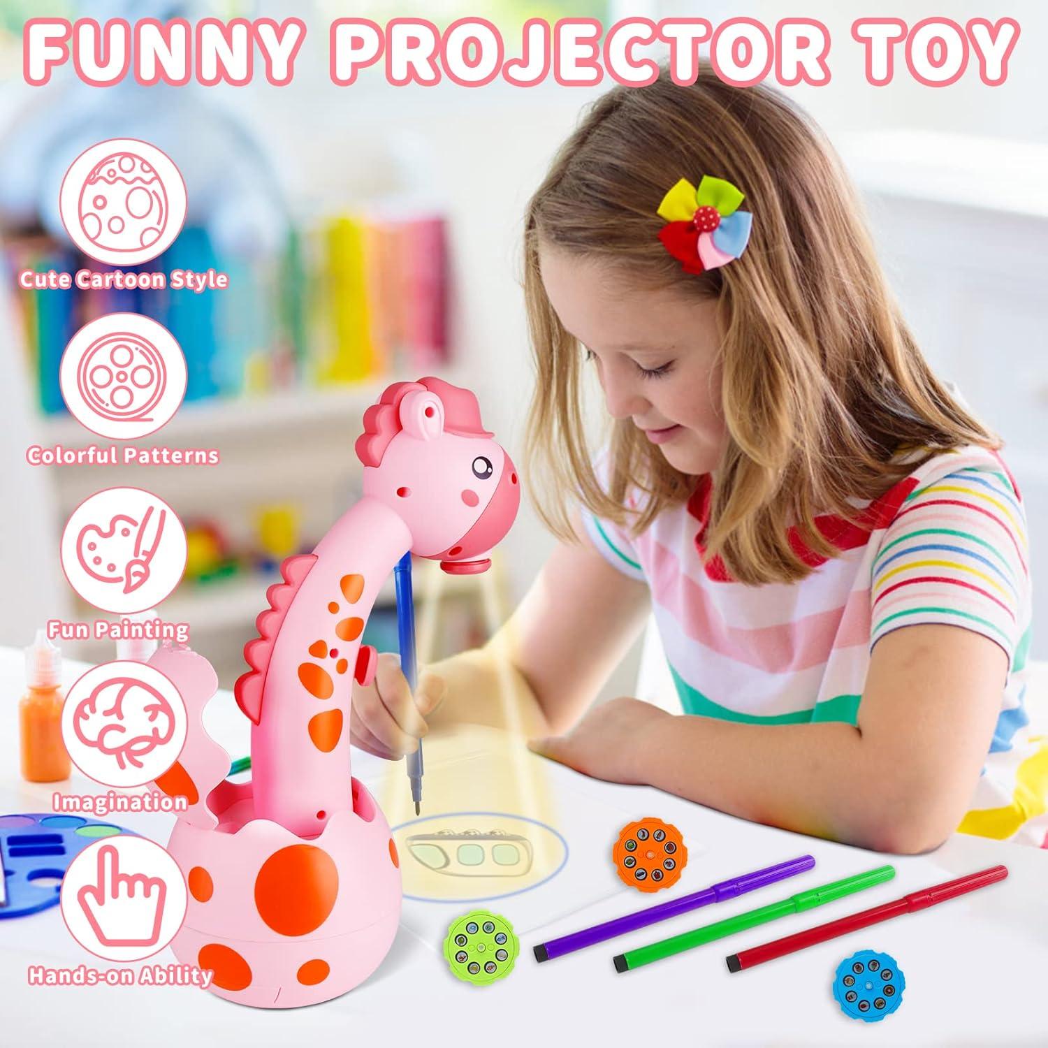 Proyector de Dibujo KETIEE Rosa con 72 Plantillas