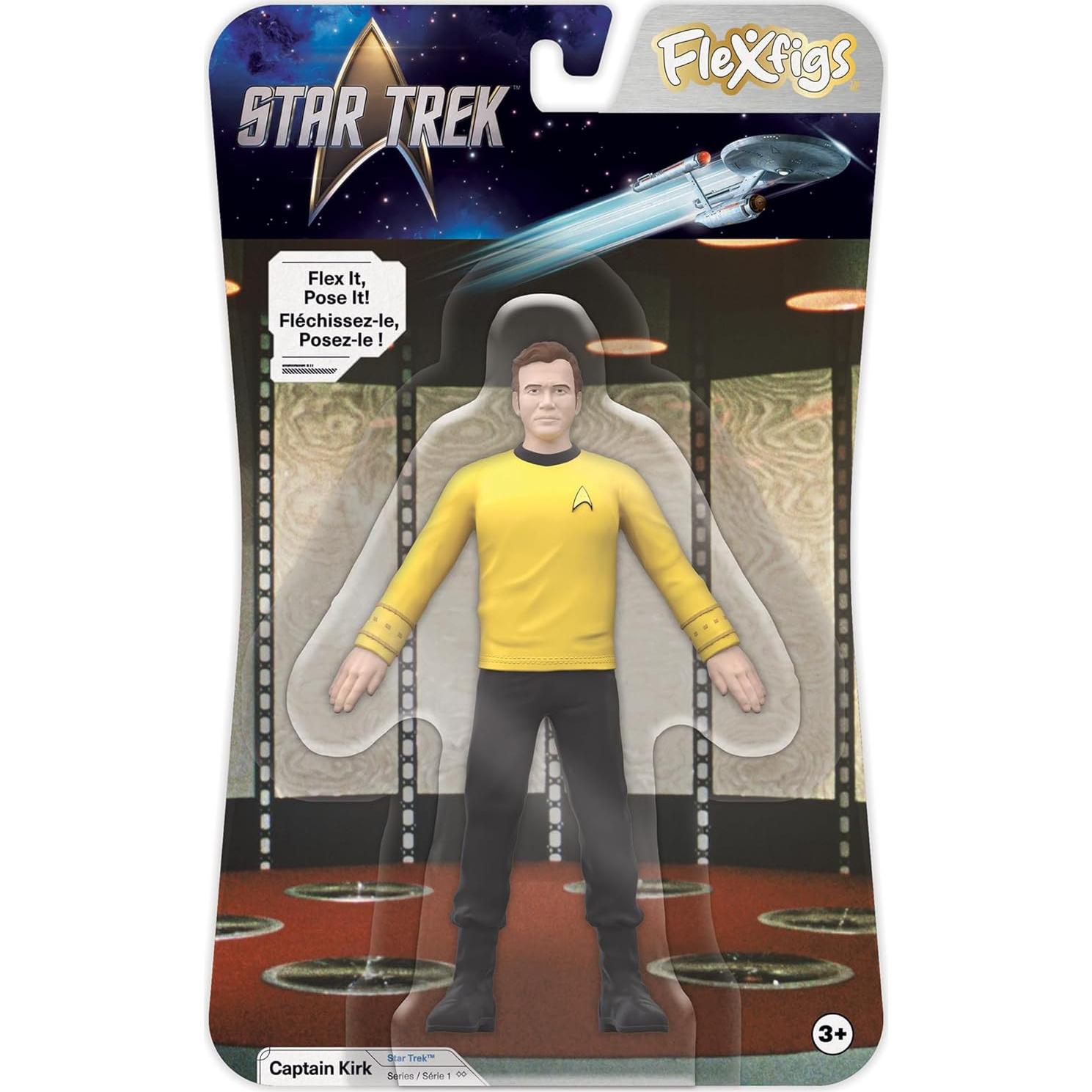 Figuras de Acción TCG Toys FleXfigs Capitán Kirk y Picard