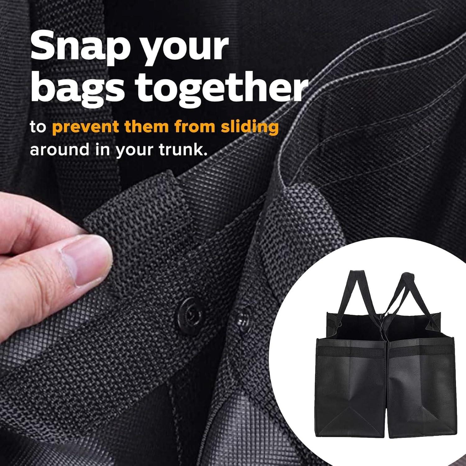 Bolsas de Compras Reutilizables Homemell, Paquete de 4, 45.36 kg