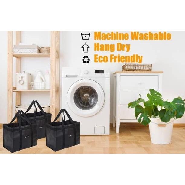 Bolsas de Compras Reutilizables Homemell, Paquete de 4, 45.36 kg