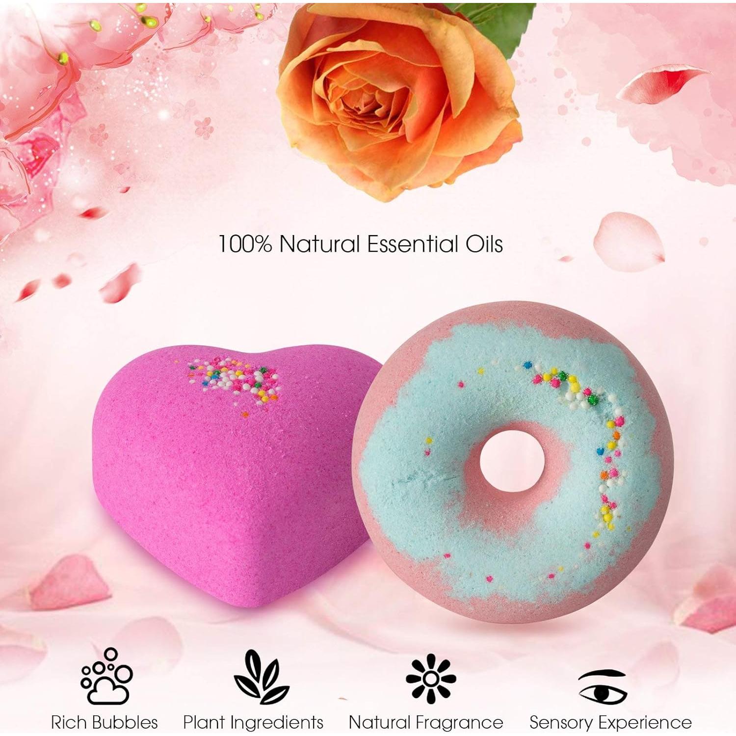 Set de 10 Bombas de Baño Naturales Comfso - Aromas Variados