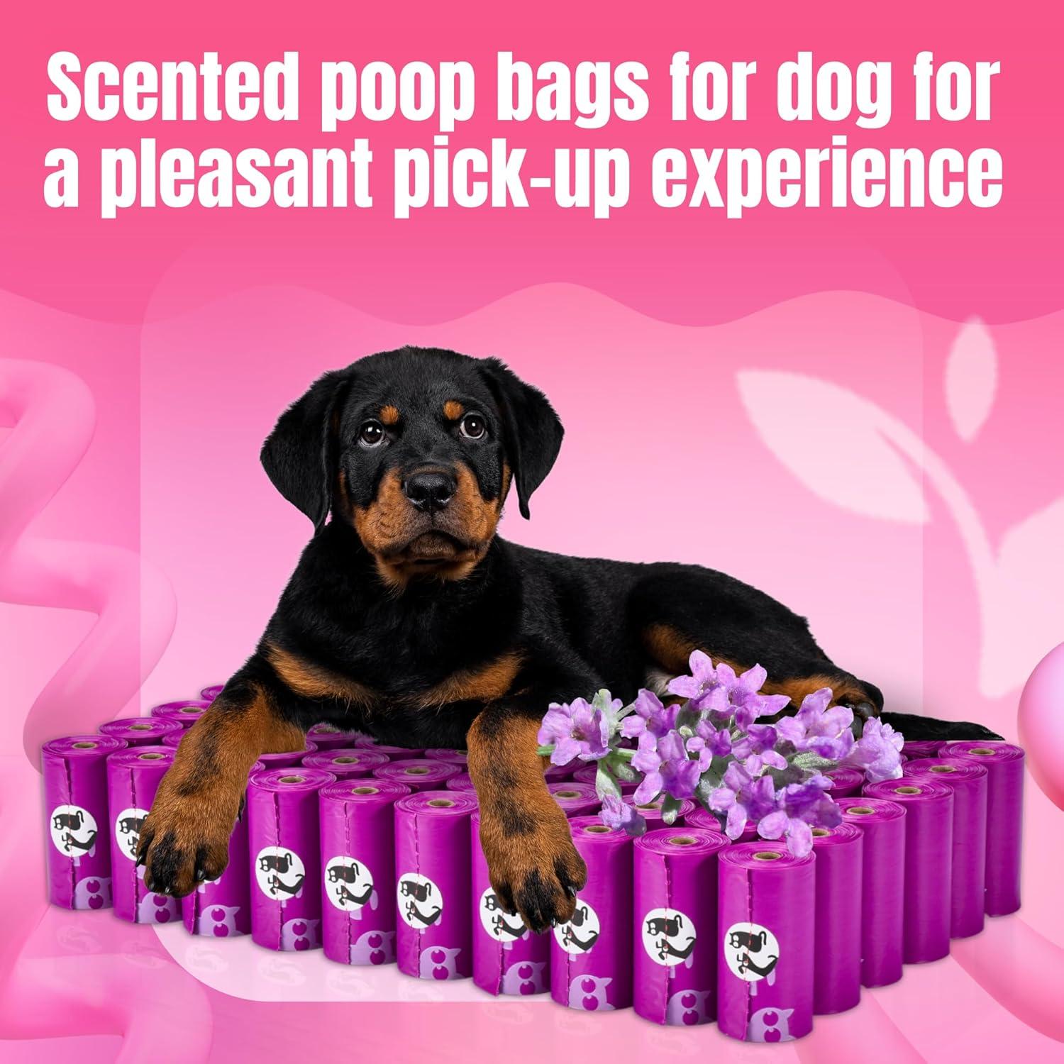 Bolsas de Poop PET N PET Lavanda 960 Cuentas 38% Plantas