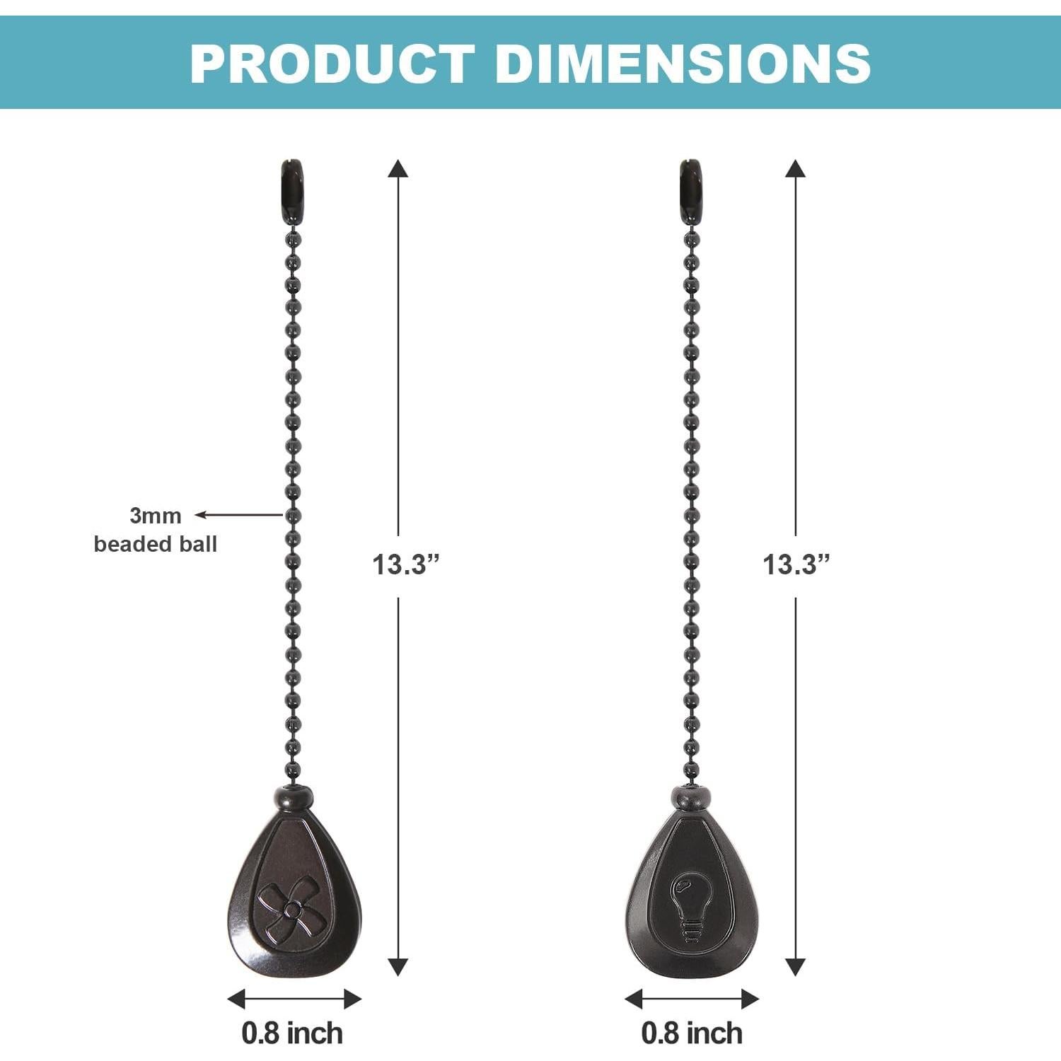 Extensores de cadena de tirón SmoTecQ 2 paquetes 33.8 cm ORB