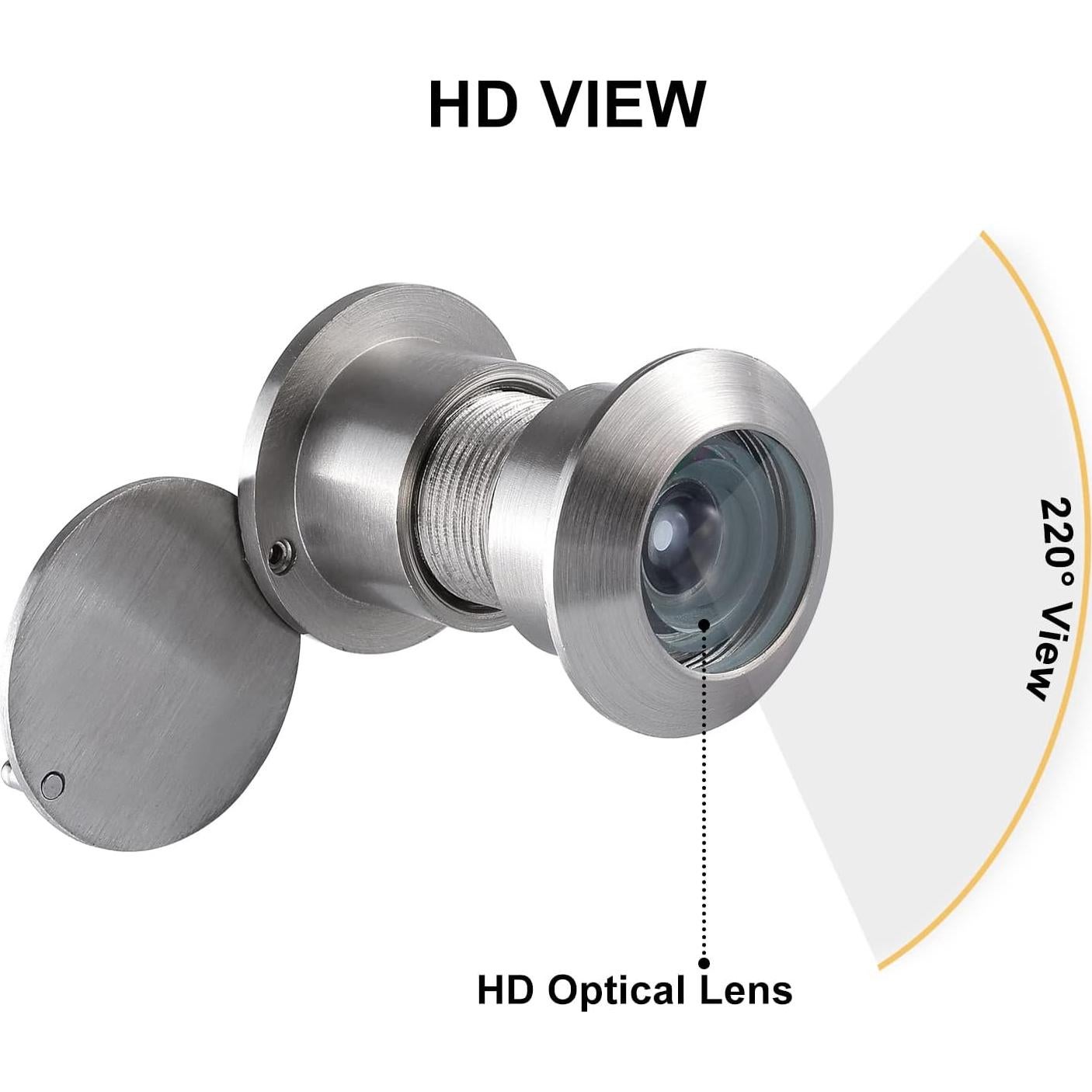 Mirilla para Puerta Earl Diamond Latón Sólido 220 Grados