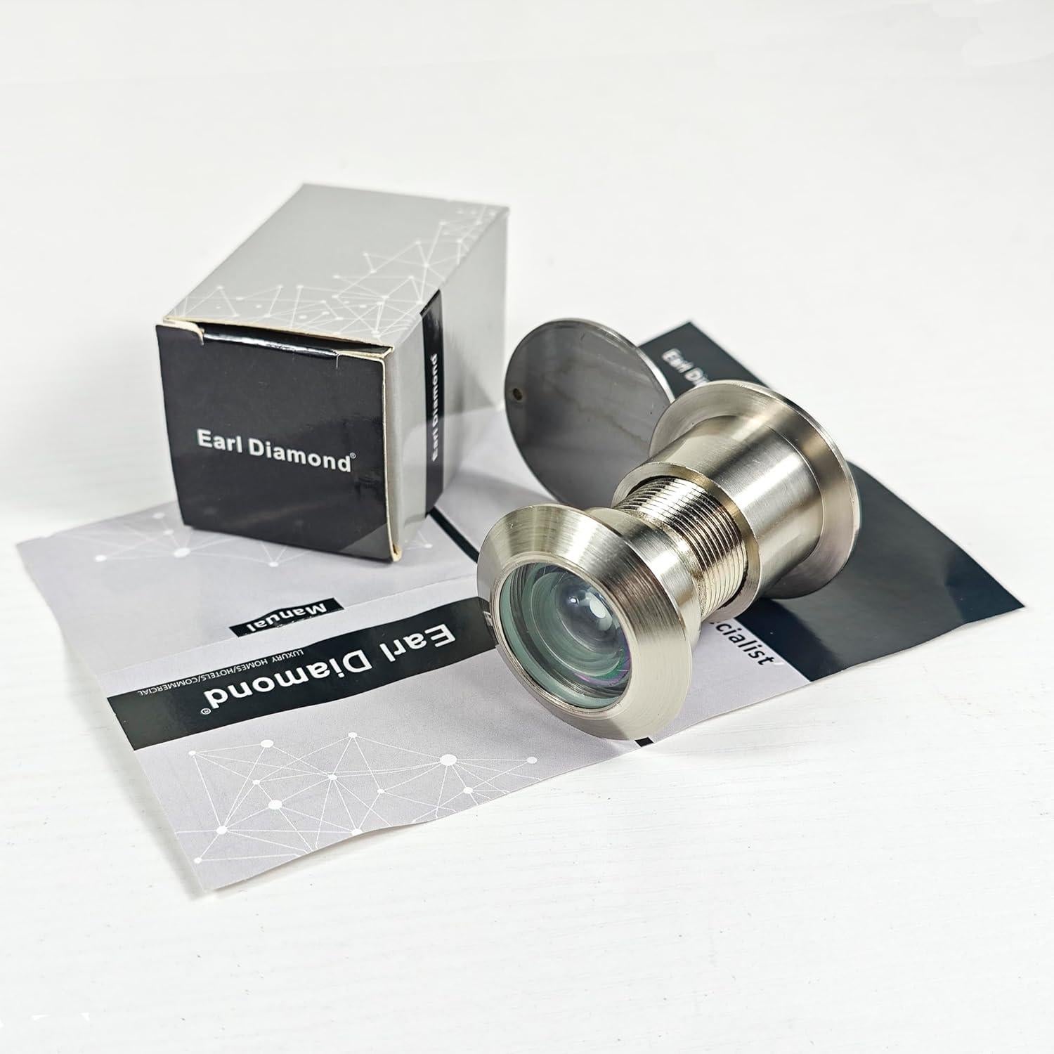 Mirilla para Puerta Earl Diamond Latón Sólido 220 Grados