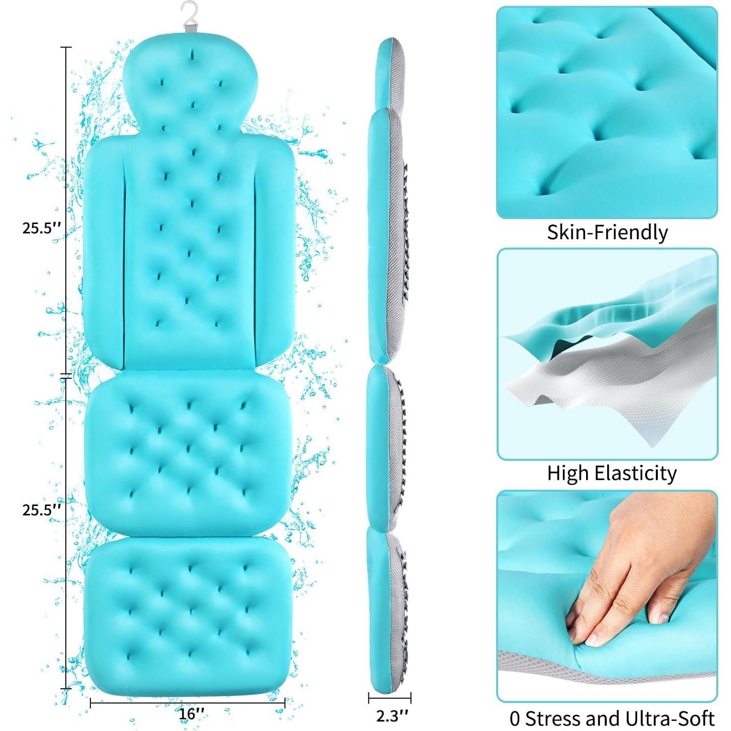 Almohada de Baño Completo Voxor 130 cm Azul Océano