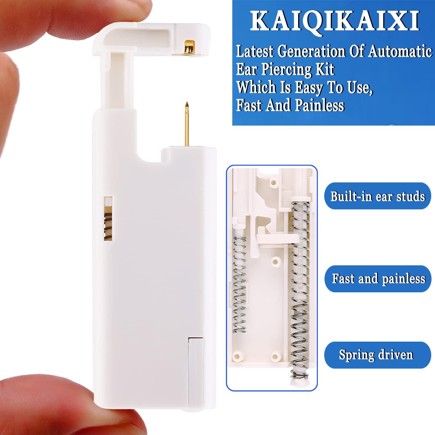 Kit de Perforación de Orejas KAIQIKAIXI 18 Piezas Dorado 3mm