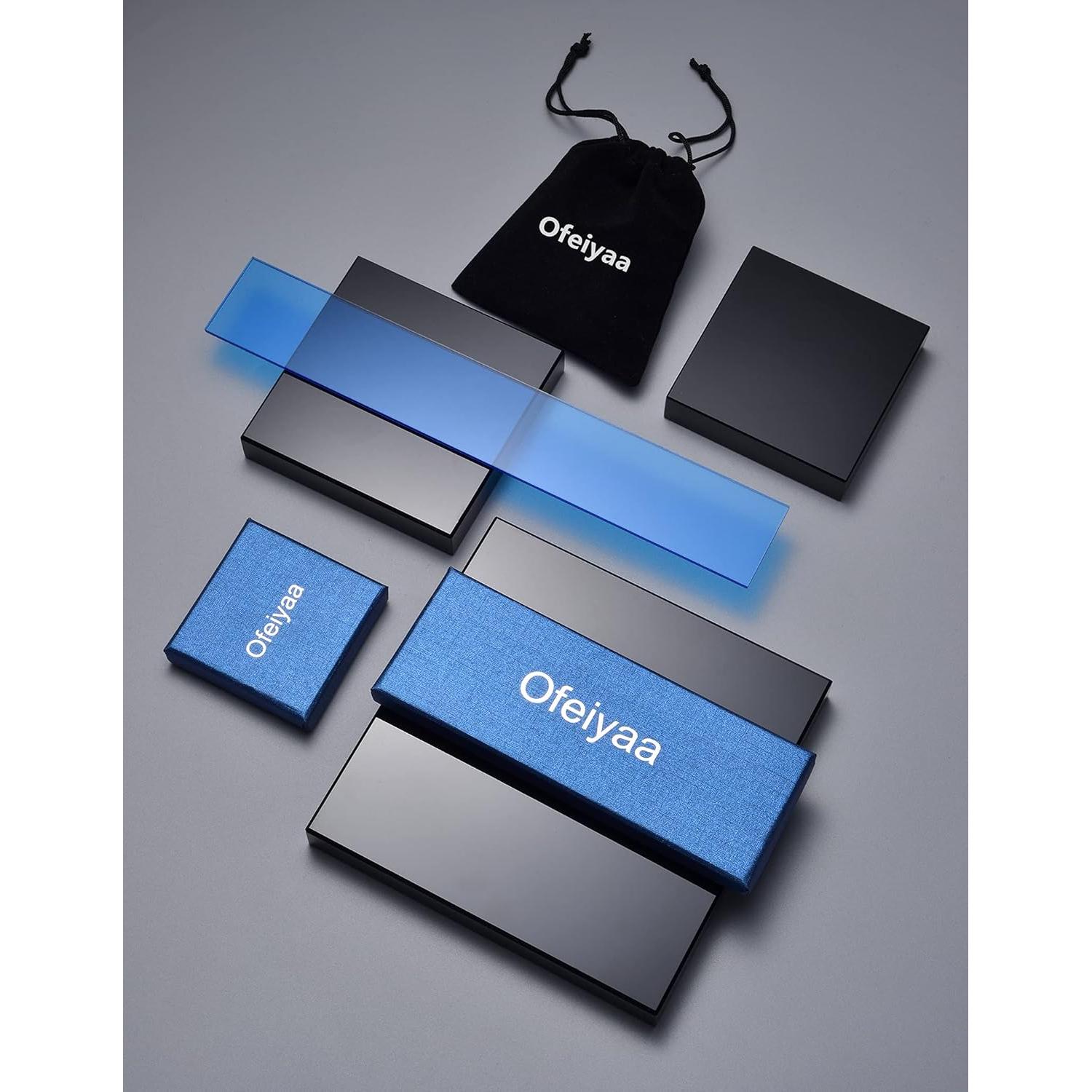 12 Pares Pendientes Magnéticos Acero Inoxidable Ofeiyaa