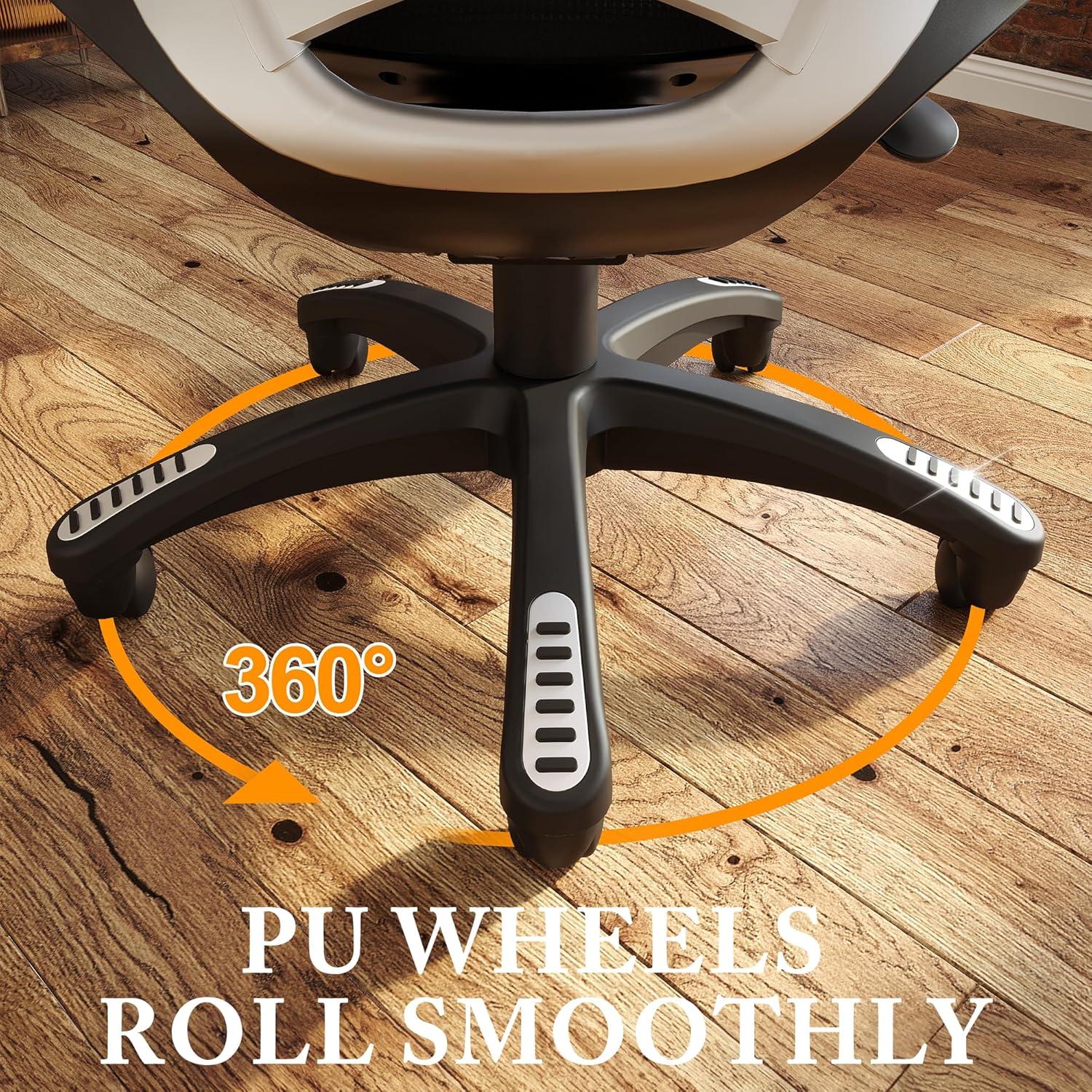 Silla de Oficina Ergonómica GABRYLLY con Reposacabezas Ajustable