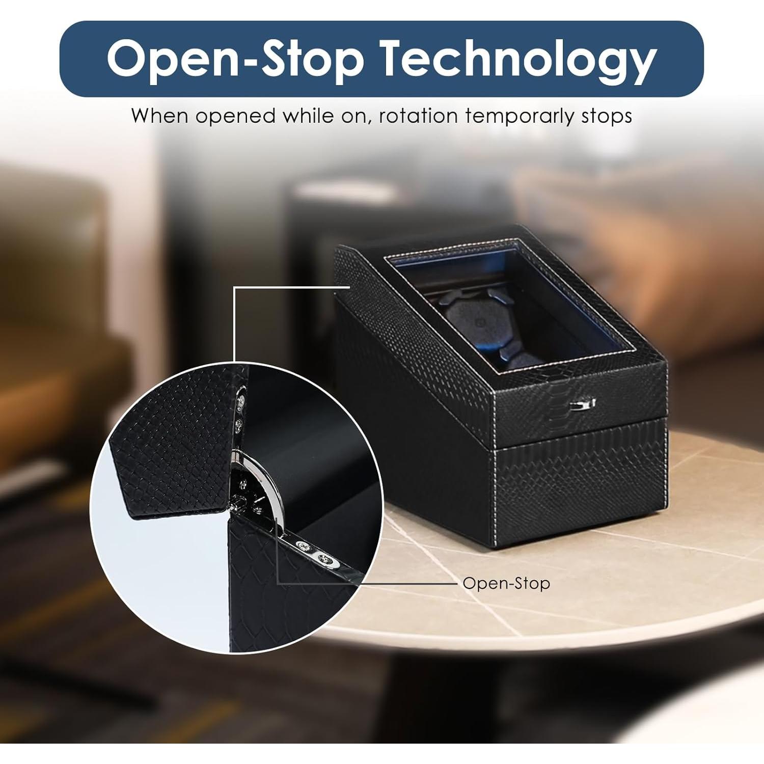 Enrollador de Relojes Automáticos JuviPerpric 6+6 con Luz LED