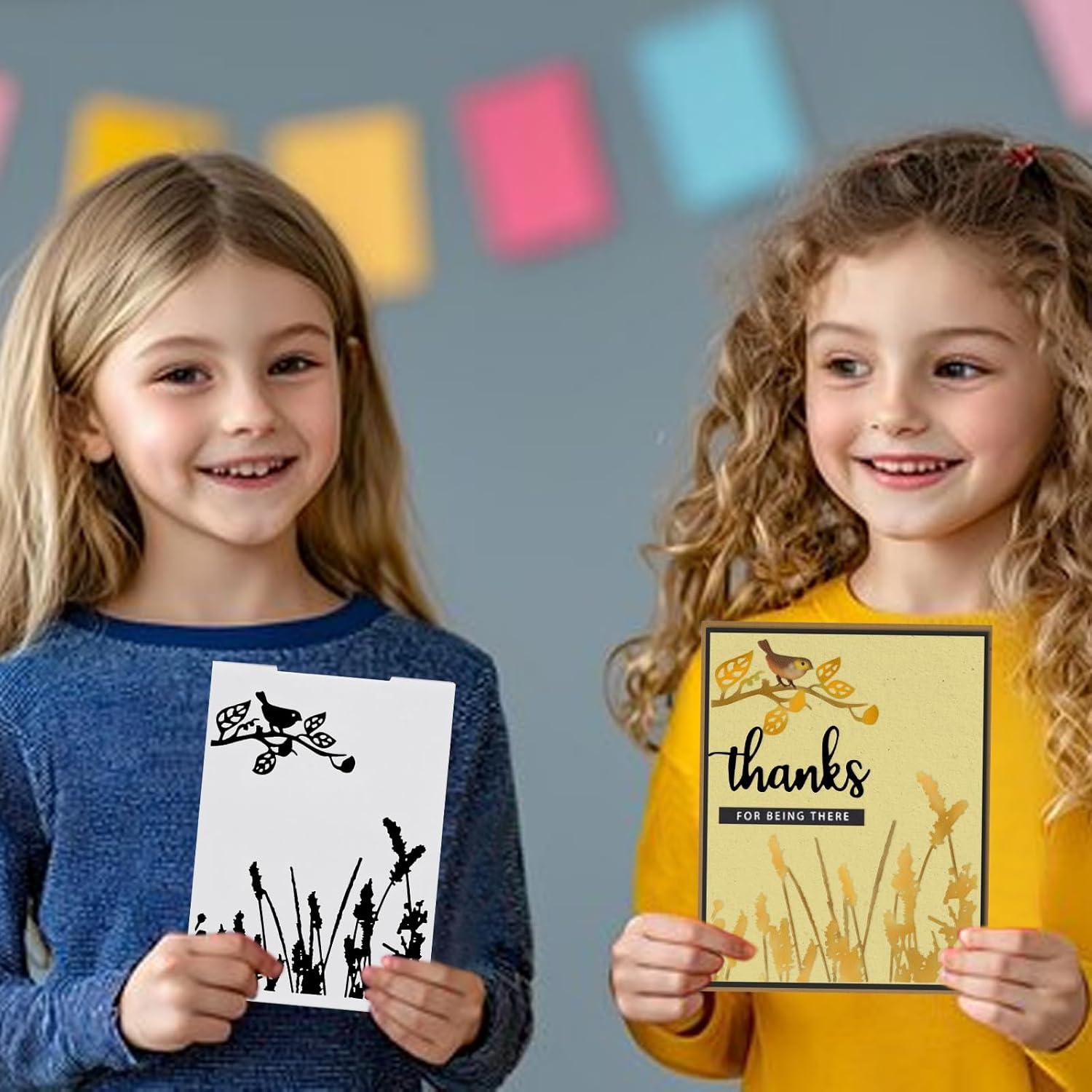 Carpeta de Embossing Blinket Pájaro y Hierba 10.5x14.5 cm