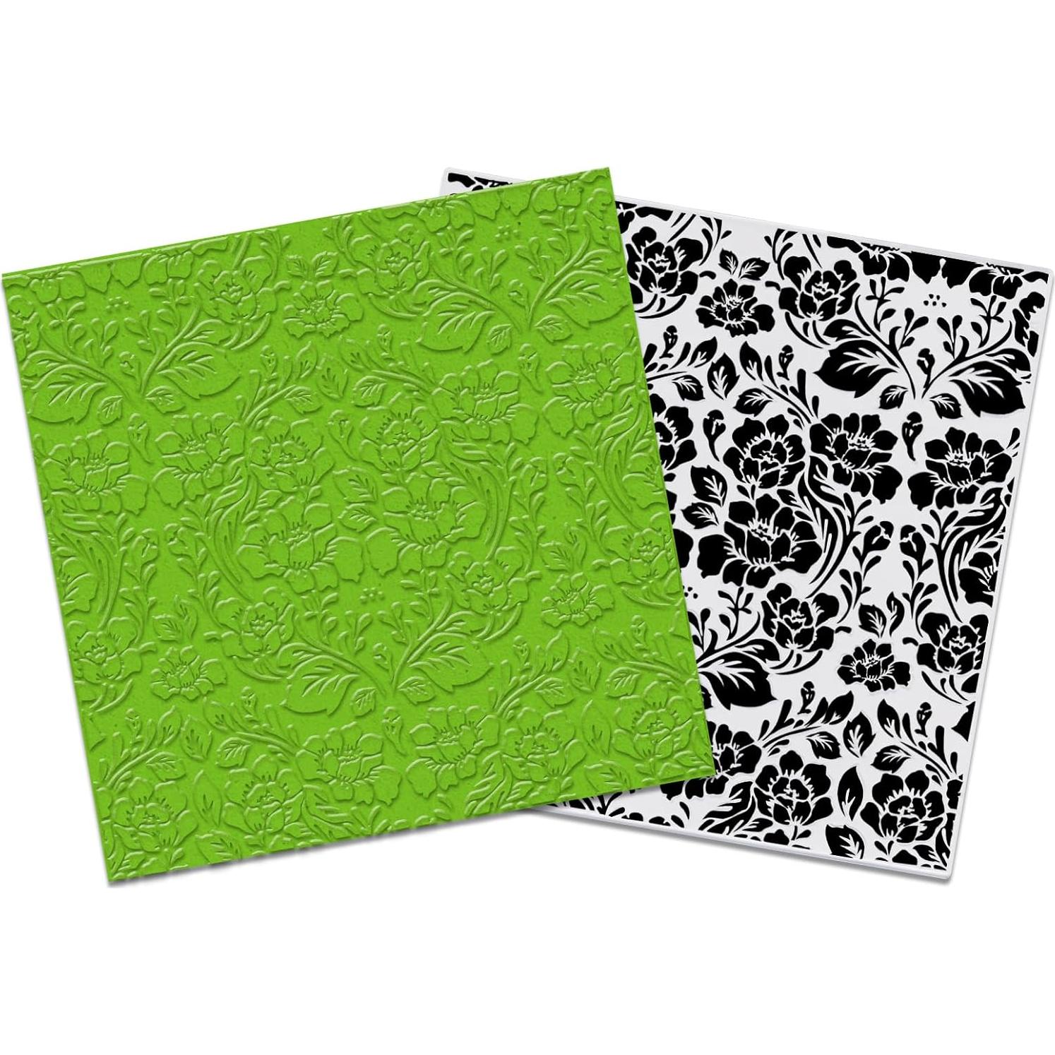 Carpeta de Embossing Floral 3D Blinket para Scrapbooking