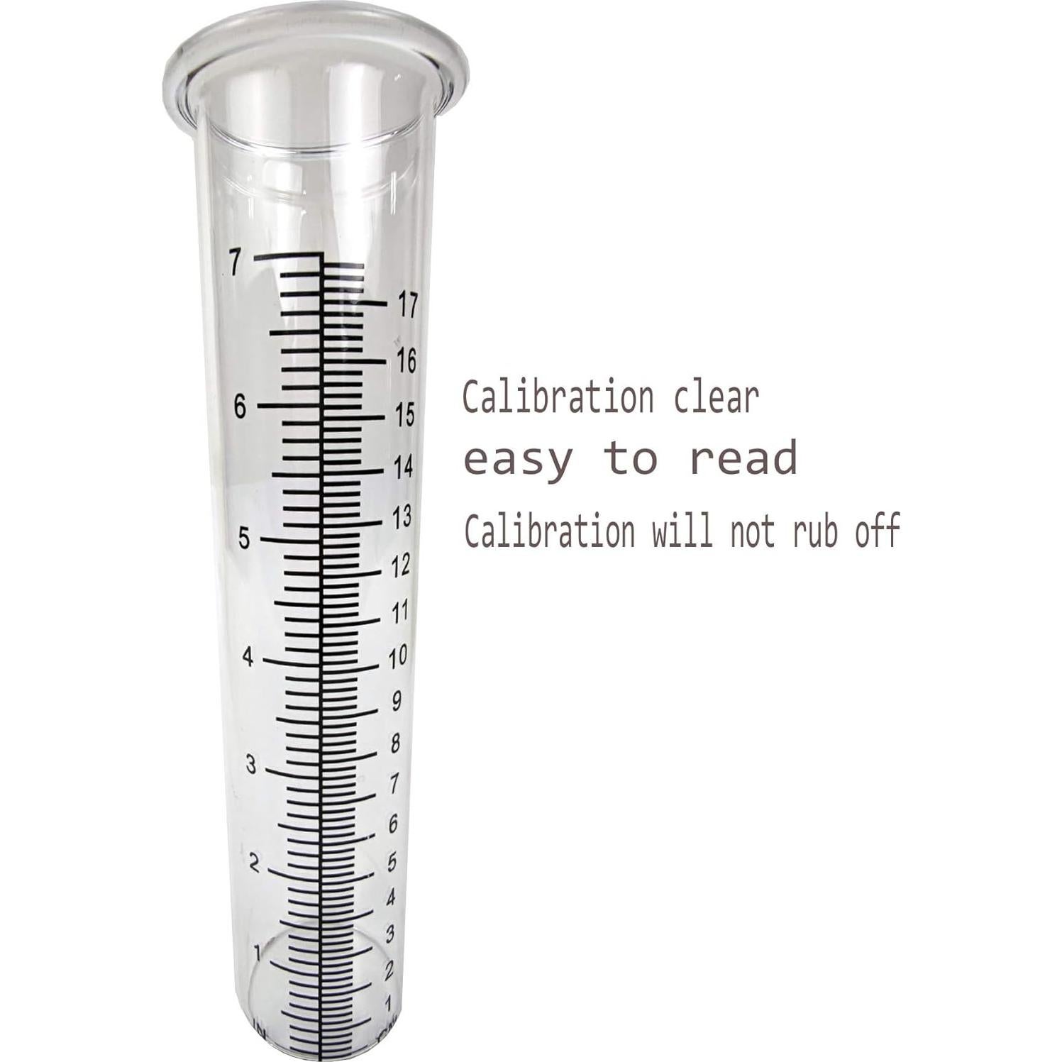 Tuberías de Reemplazo JOYBee para Medidor de Lluvia 17.78 cm (Paquete de 2)