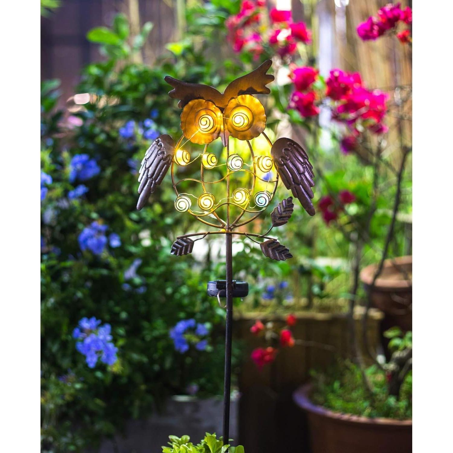 Luz Solar de Jardín TAKE ME LED Bronce 97 cm Decorativa