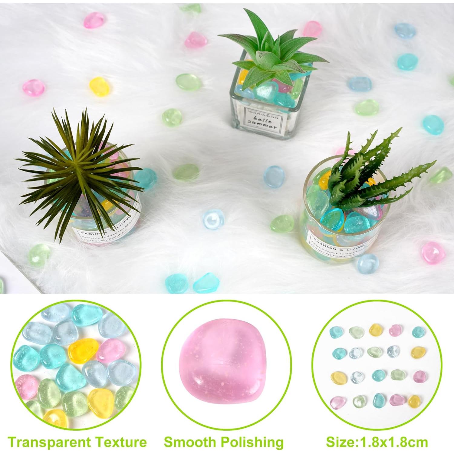 200 Piedras Brillantes Luminiscentes para Jardín - Dinastía Kaiyuan