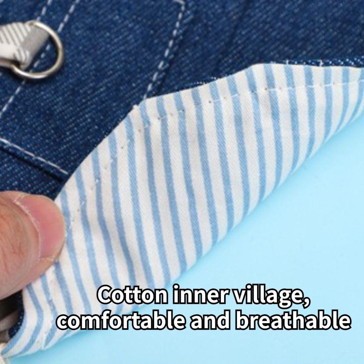 Arnés y Correa para Conejo Copfeu Gris Talla S Ajustable