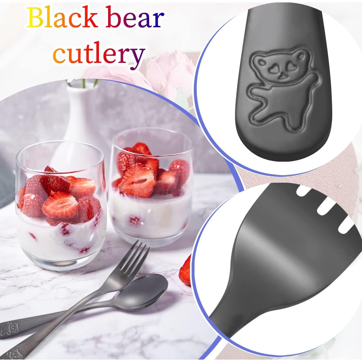 Juego de Utensilios de Acero Inoxidable Pimoys para Niños - 6 Piezas