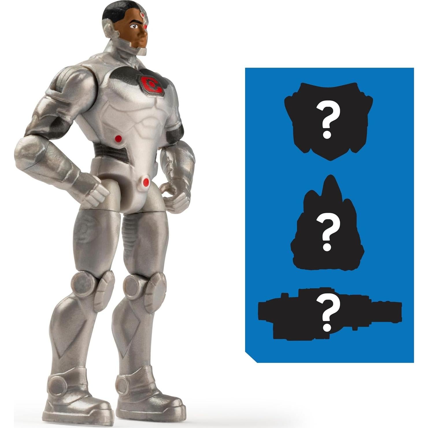 Figura de Acción DC Comics Superman y Cyborg 10 cm 2-Pack