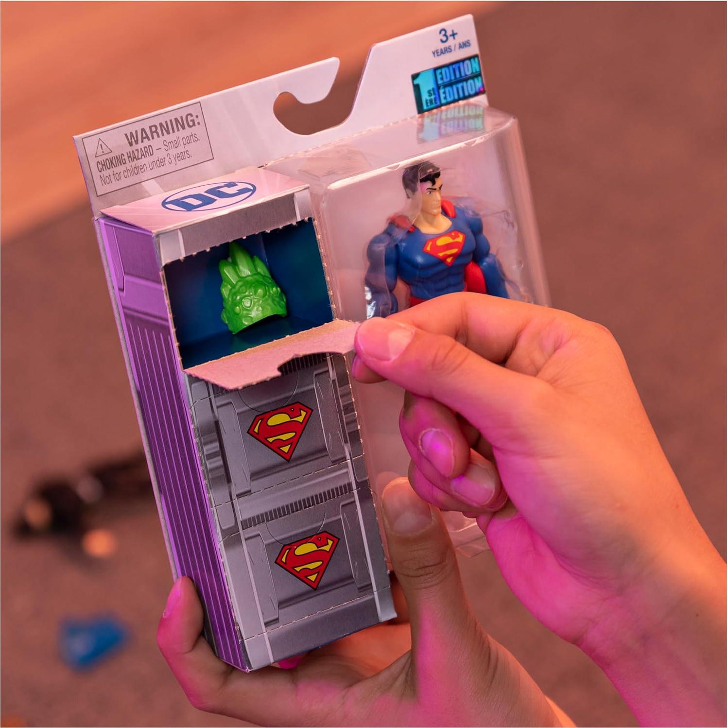 Figura de Acción DC Comics Superman y Cyborg 10 cm 2-Pack