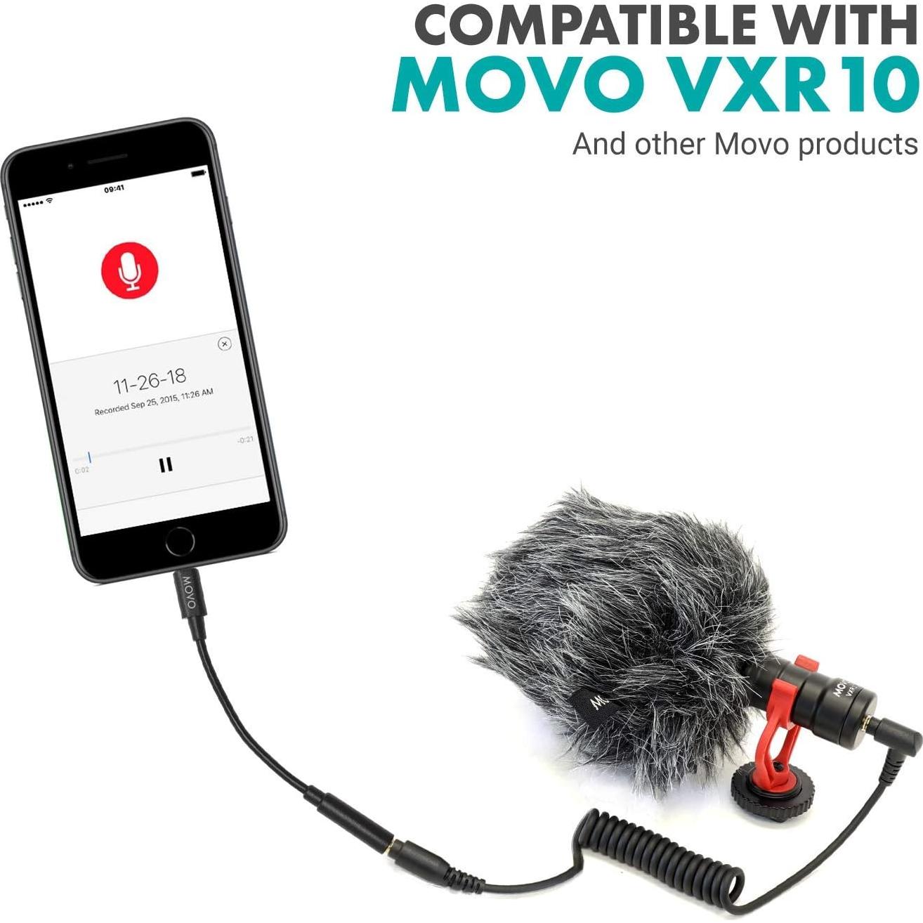 Adaptador Movo IMA-1 de 3.5mm TRRS a Lightning