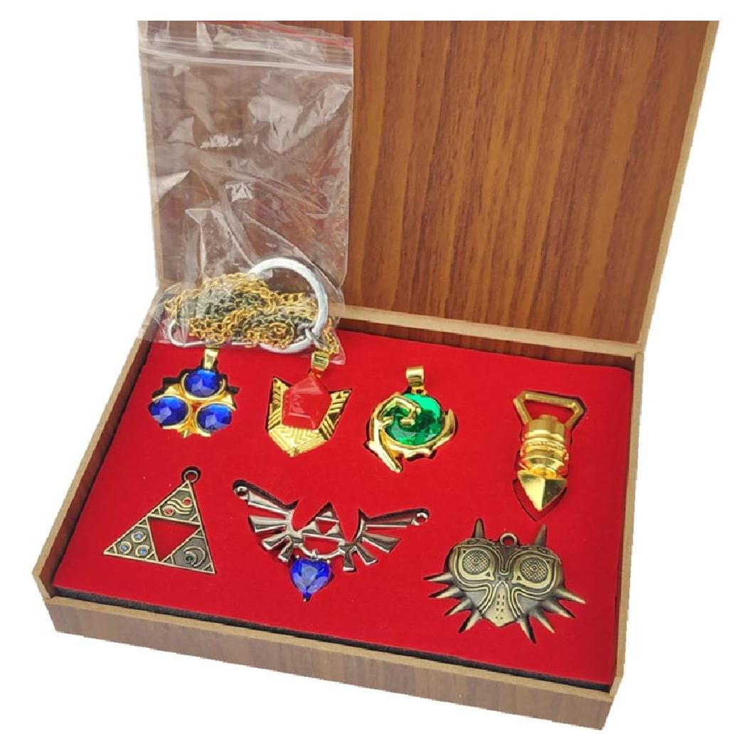 Llaveros y Collares La Leyenda de Zelda - 7 Piezas Aleación