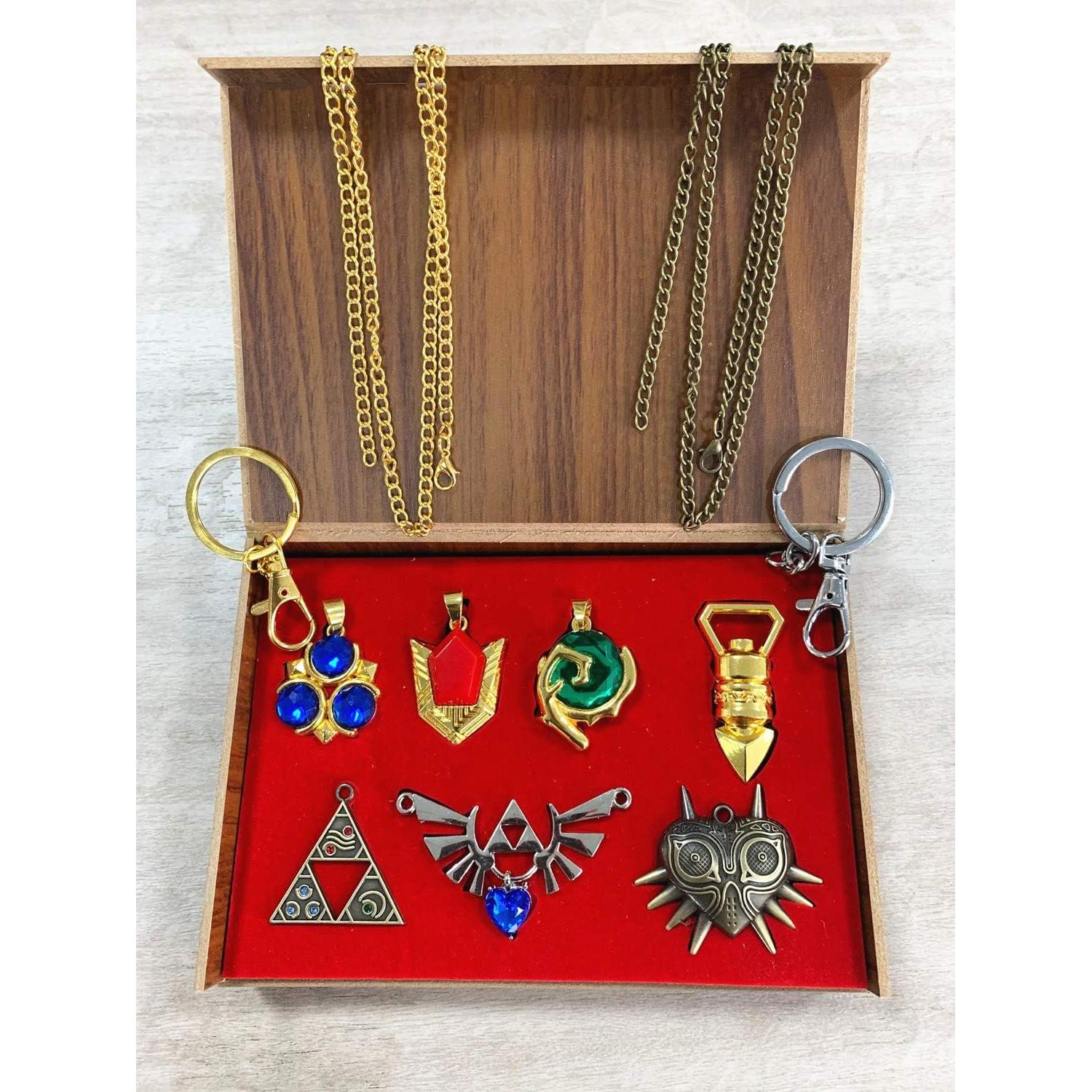 Llaveros y Collares La Leyenda de Zelda - 7 Piezas Aleación