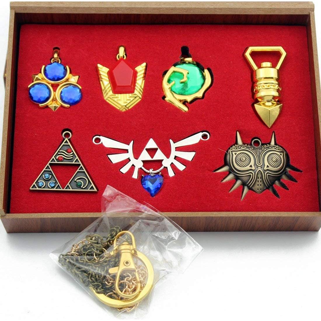 Llaveros y Collares La Leyenda de Zelda - 7 Piezas Aleación