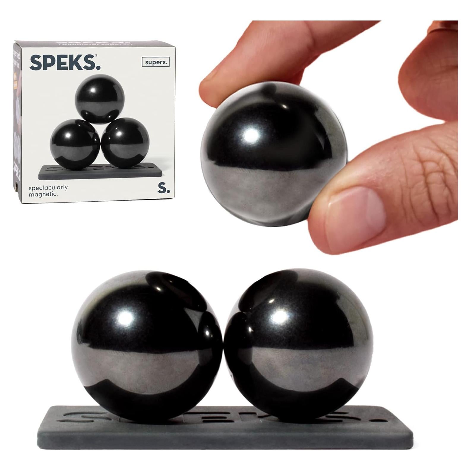 Bolas Magnéticas Antiestrés Speks 3 Unidades Gunmetal