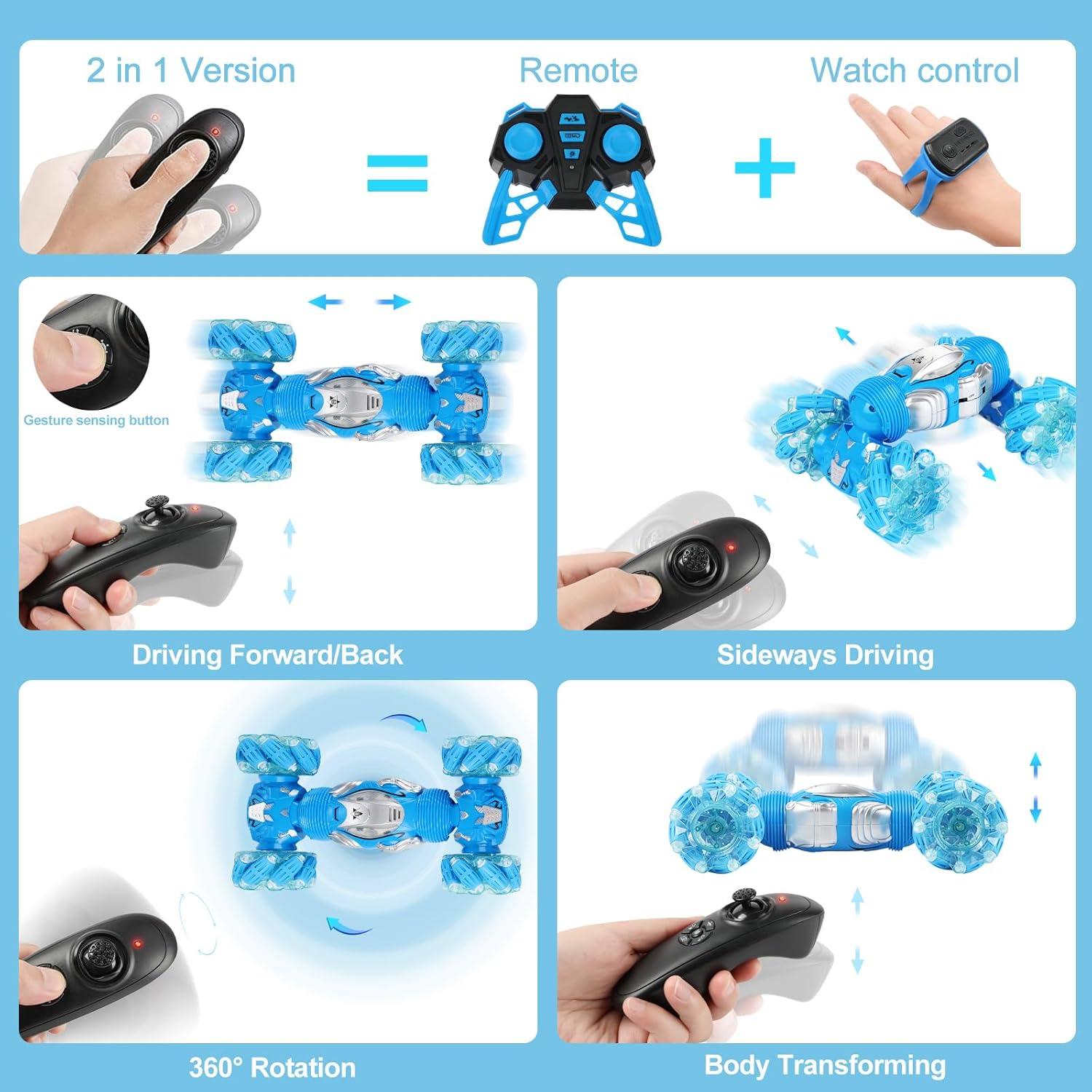 Coche Acrobático RC BEMITON Control Remoto 4WD Todo Terreno