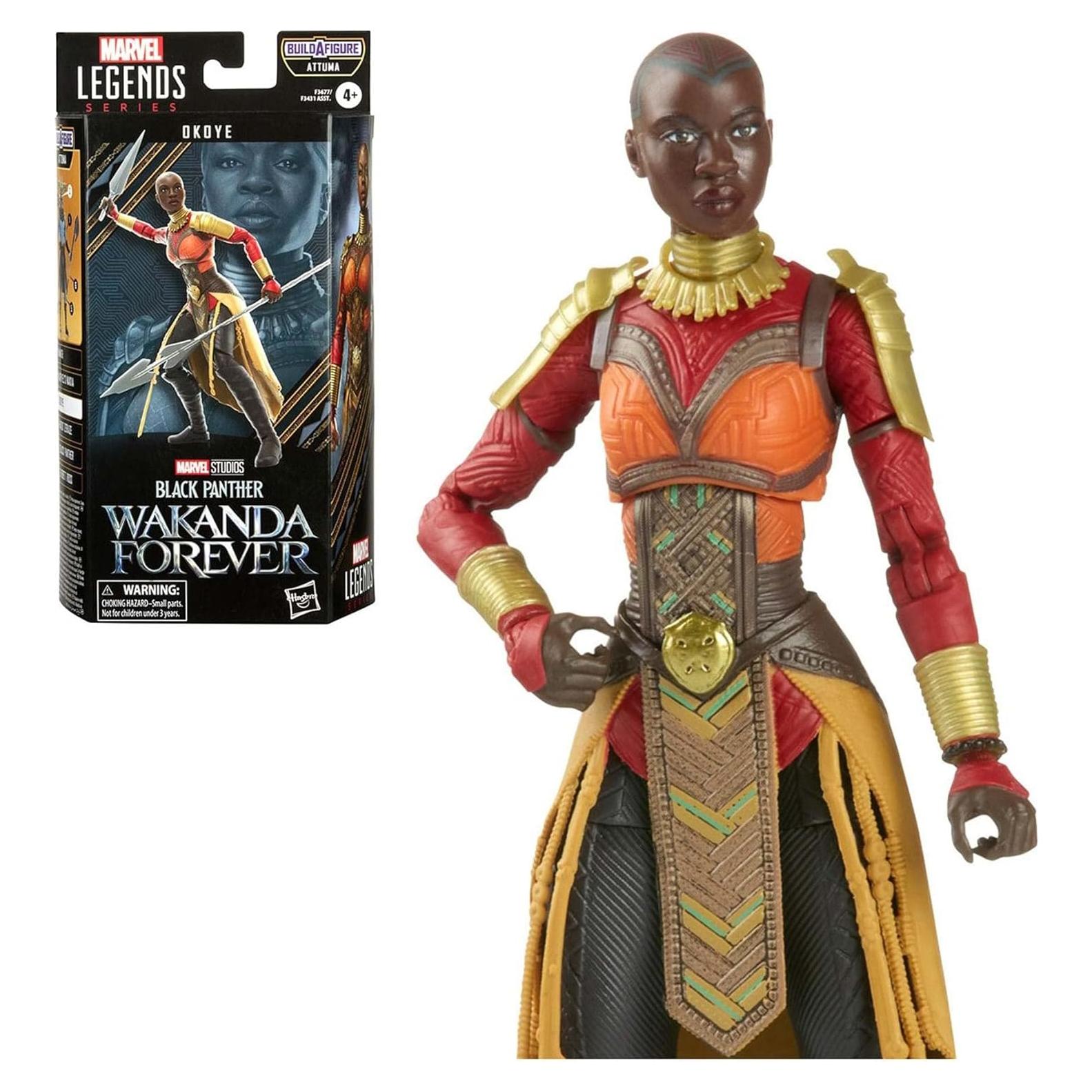 Figura de Acción Okoye 15 cm Marvel Legends Hasbro