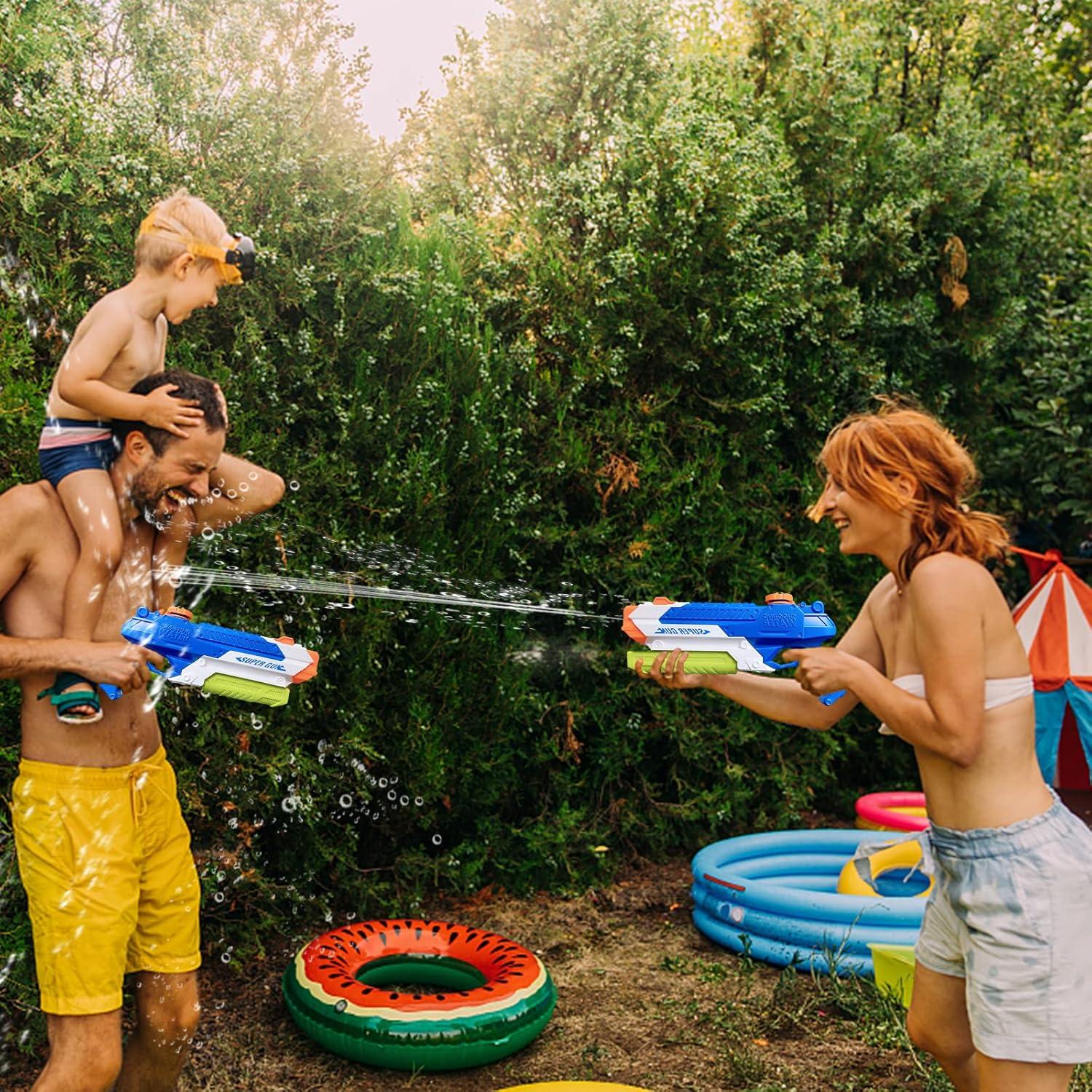 Pistolas de Agua Cakuni 400CC - 2 Paquete para Niños 3+