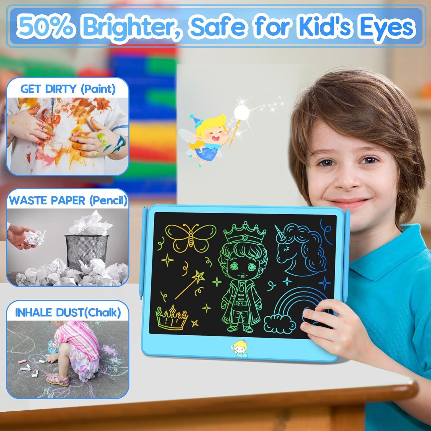 Tableta de Escritura LCD Hockvill 12" Azul para Niños