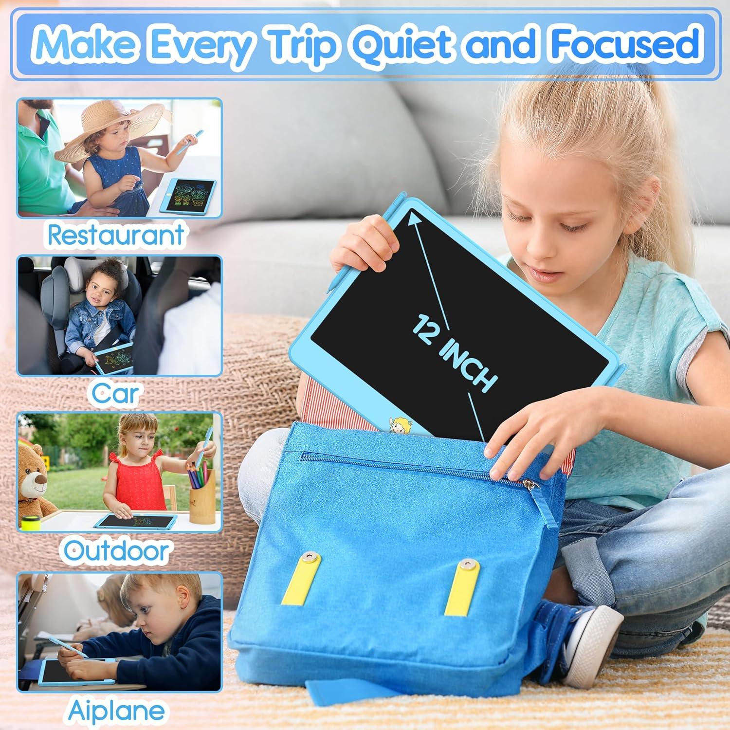 Tableta de Escritura LCD Hockvill 12" Azul para Niños