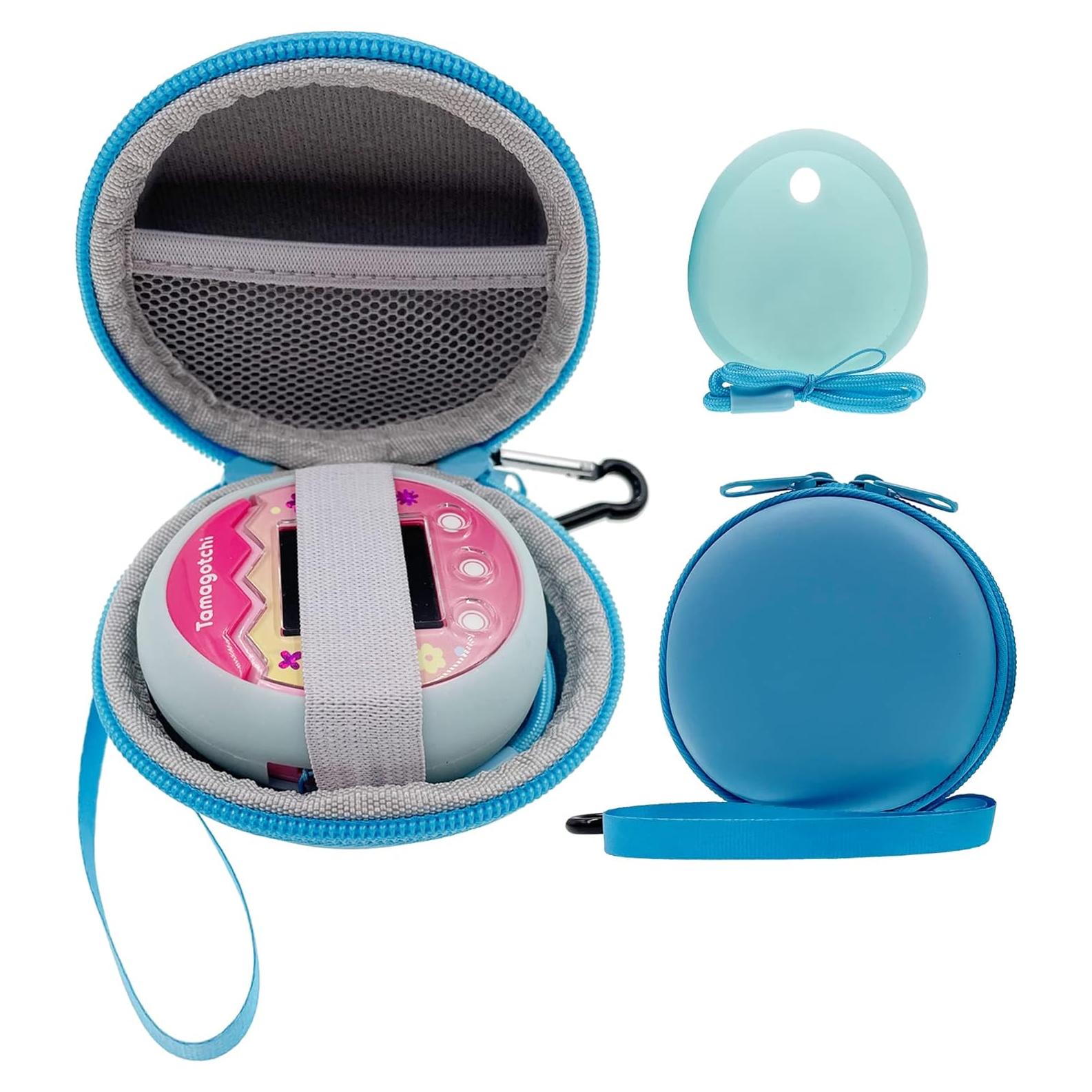 Funda Dura Xcivi y Silicona para Tamagotchi Pix Azul