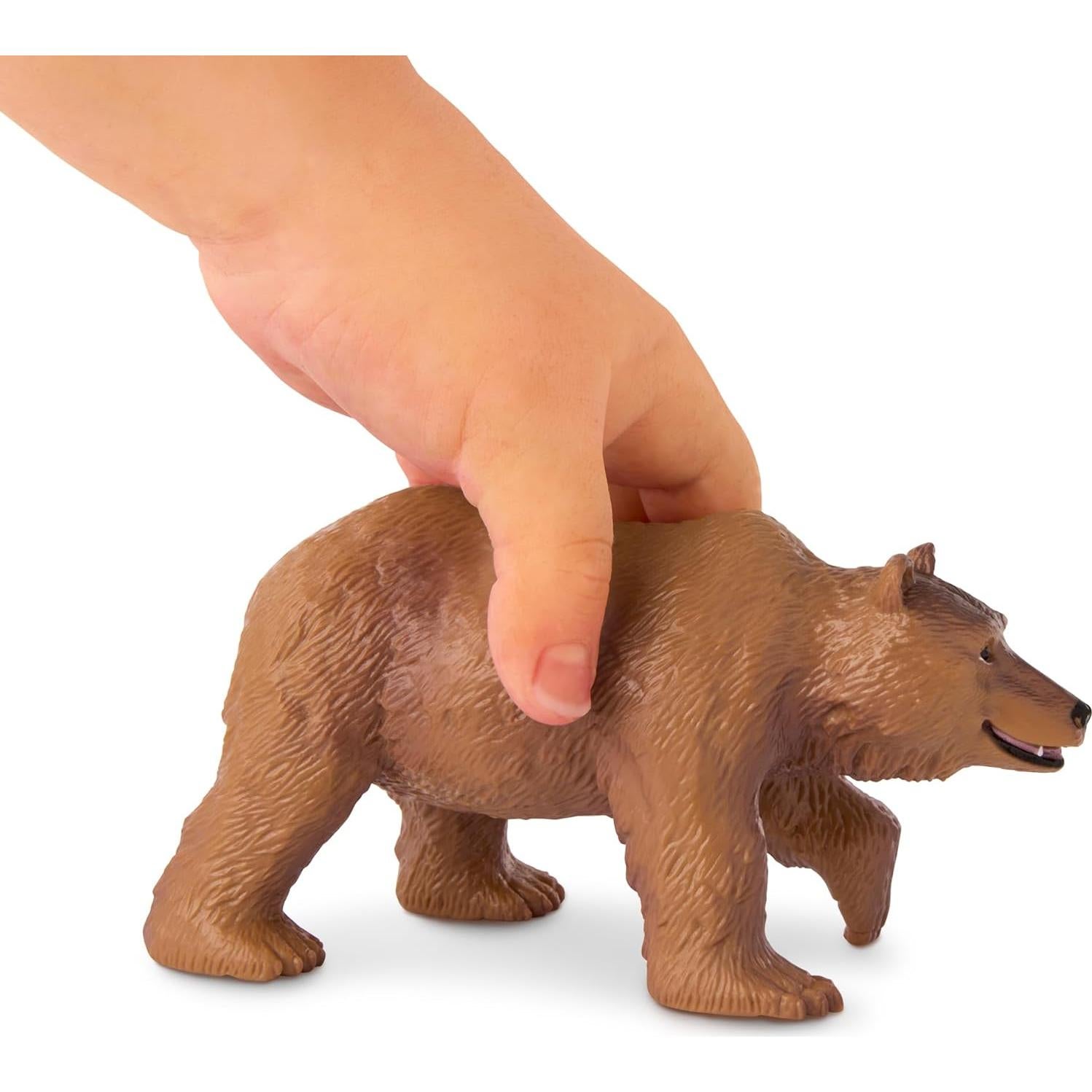 Conjunto de Figuras de Osos Pardos Terra por Battat - 4 Piezas