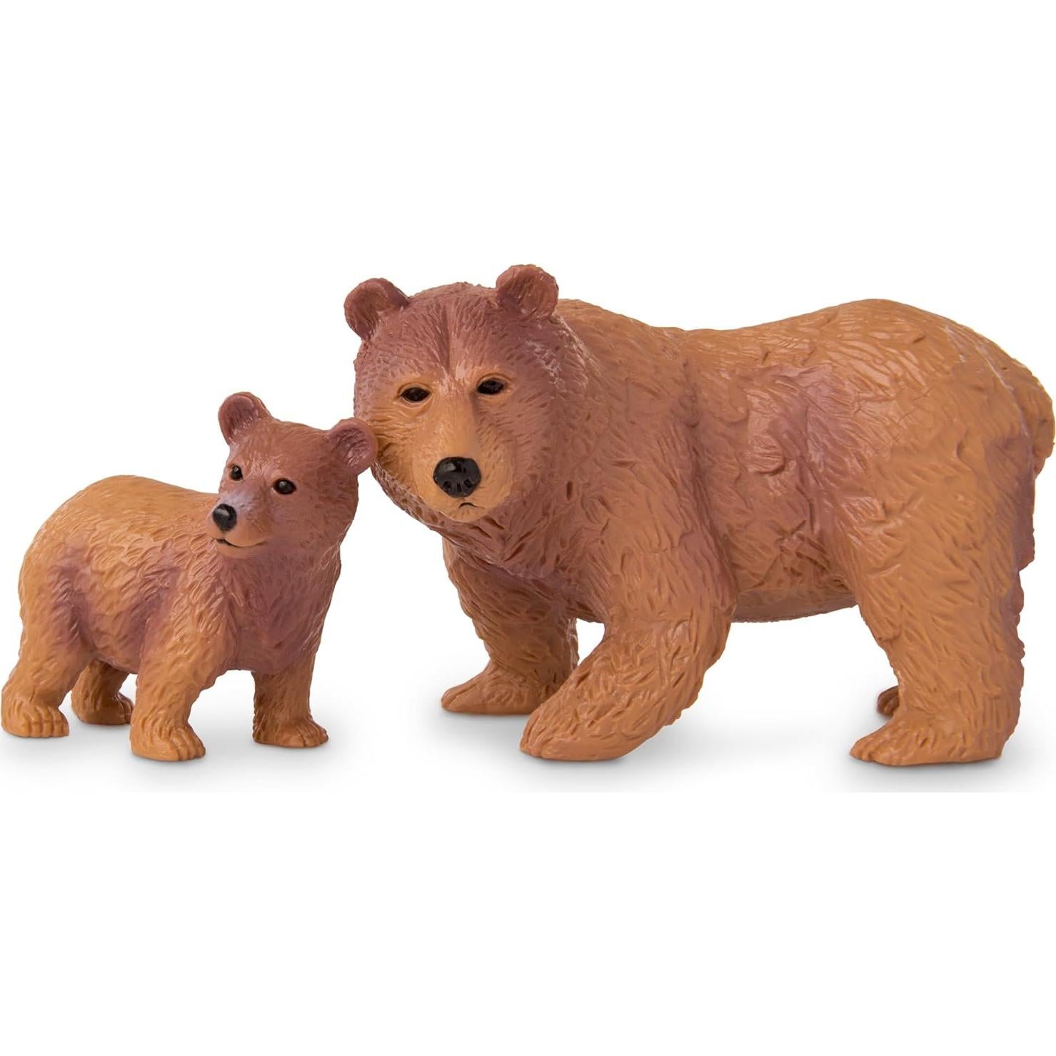 Conjunto de Figuras de Osos Pardos Terra por Battat - 4 Piezas