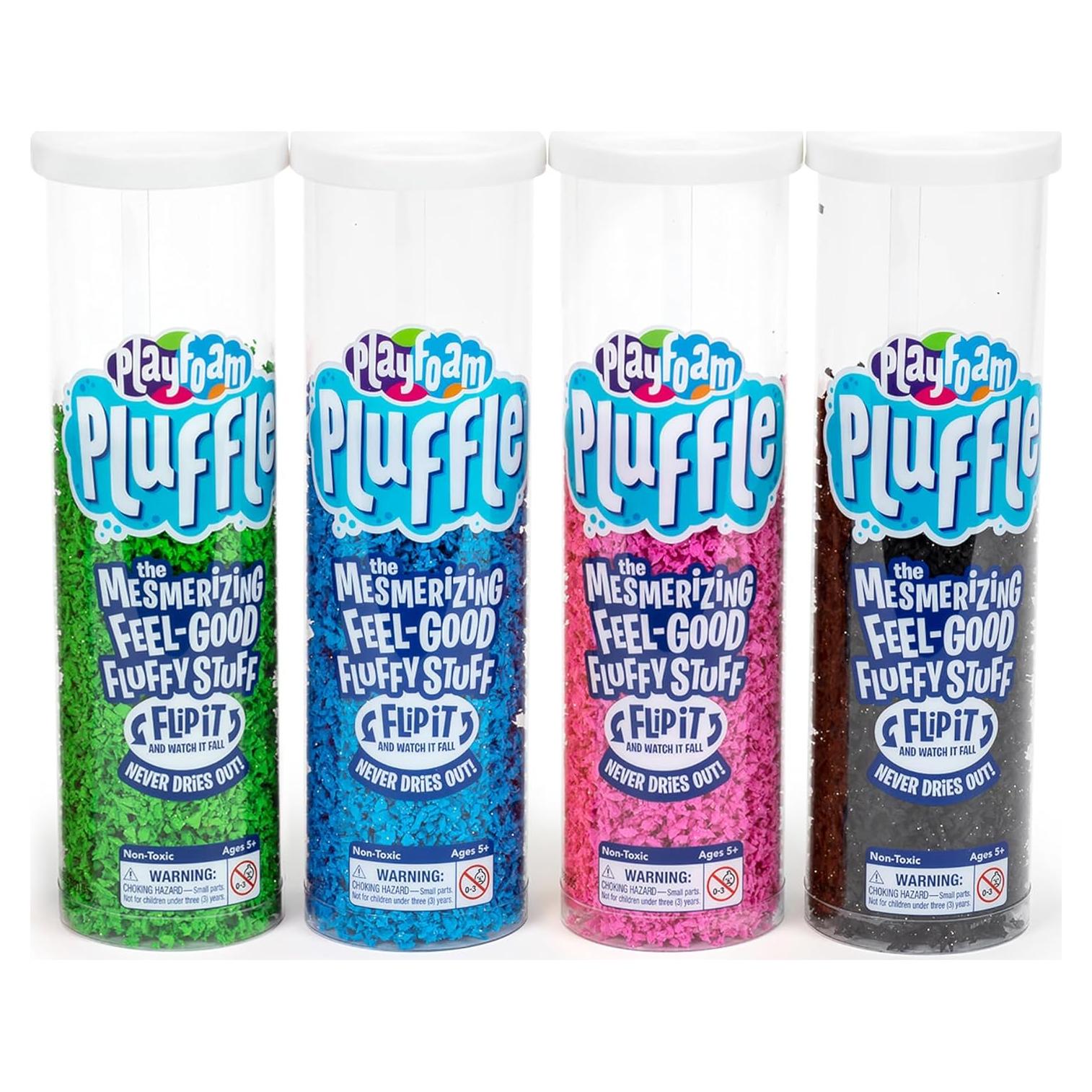 Set de Espuma Pluffle® 4 Colores - Juguete Sensorial para Niños