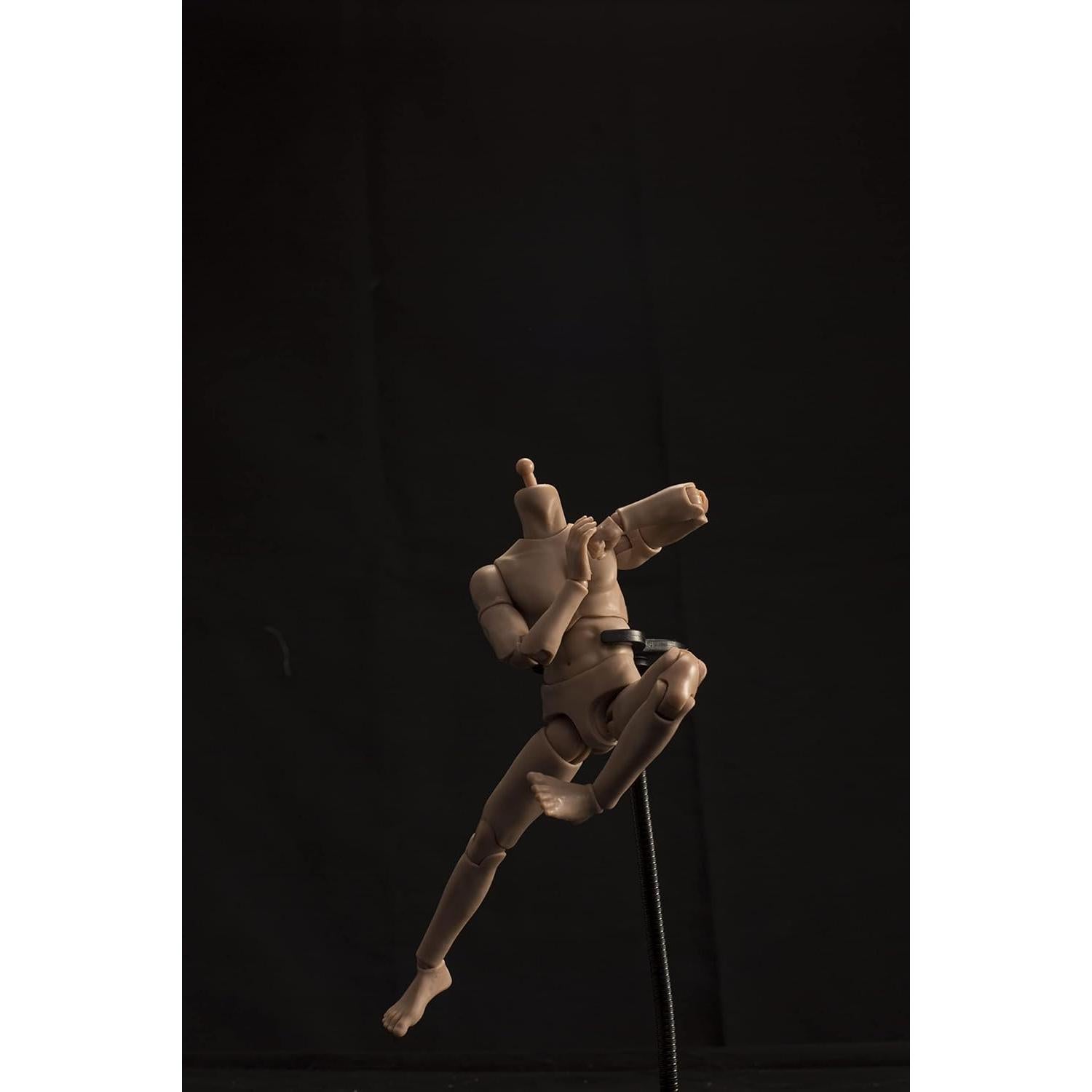 Cuerpo Masculino Escala 1/12 Fremego Figura de Acción Flexible