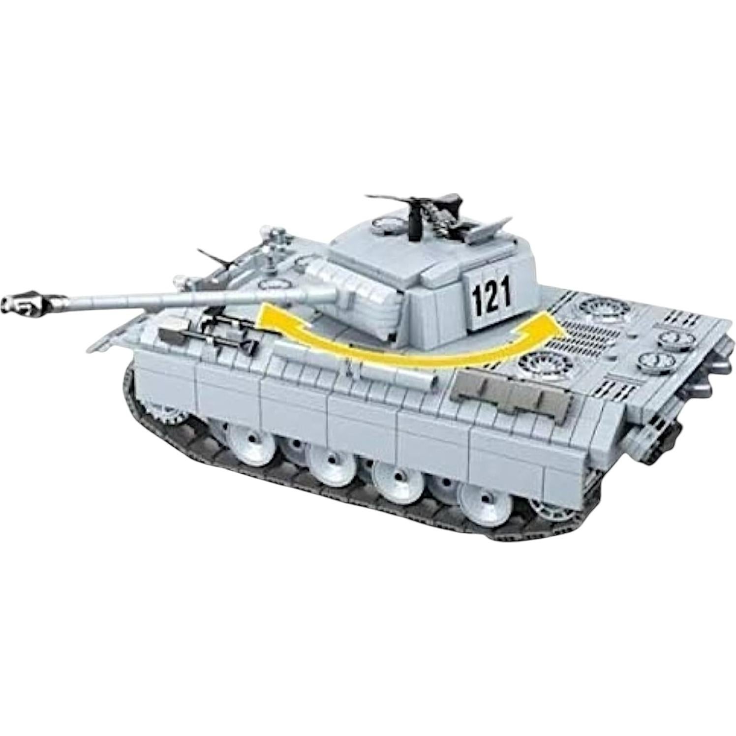 Set de Bloques de Construcción Tanque Panther 121 WW2 General Jim