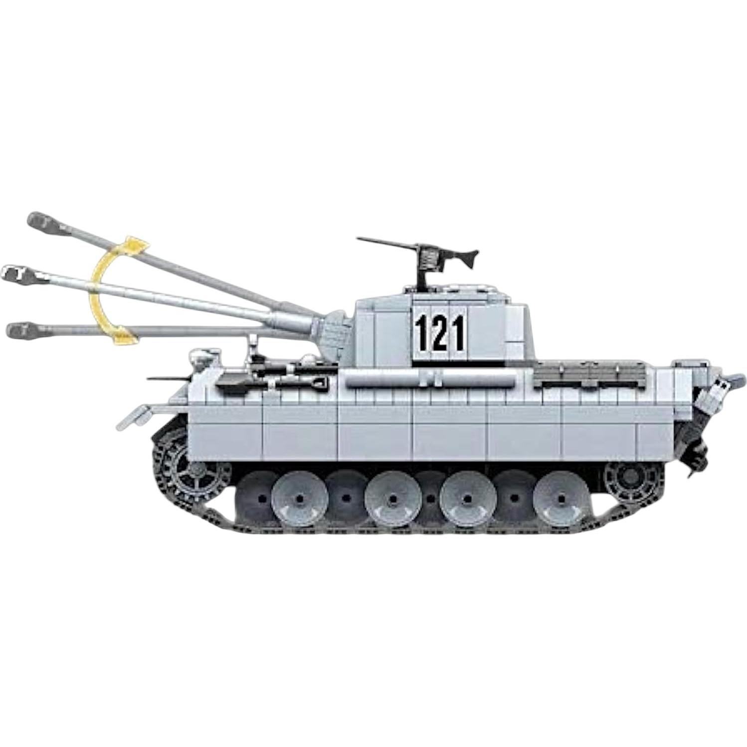 Set de Bloques de Construcción Tanque Panther 121 WW2 General Jim
