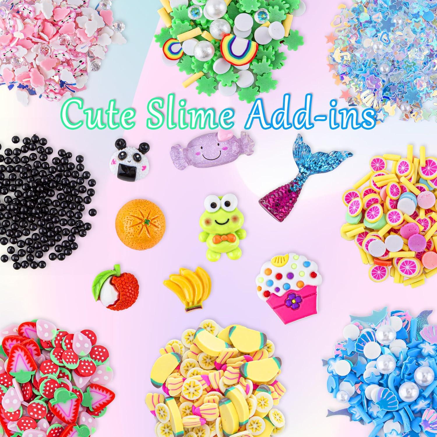 Kit de Slime Variado Okaybee 8 x 100ml Texturas Diversas