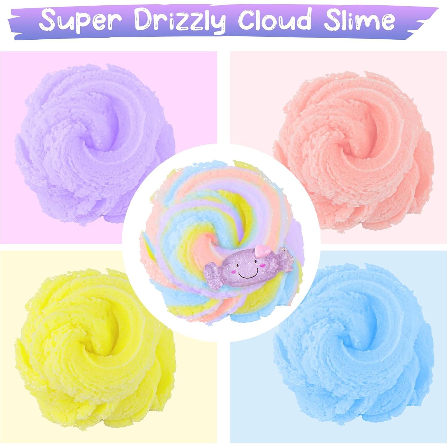 Kit de Slime Variado Okaybee 8 x 100ml Texturas Diversas