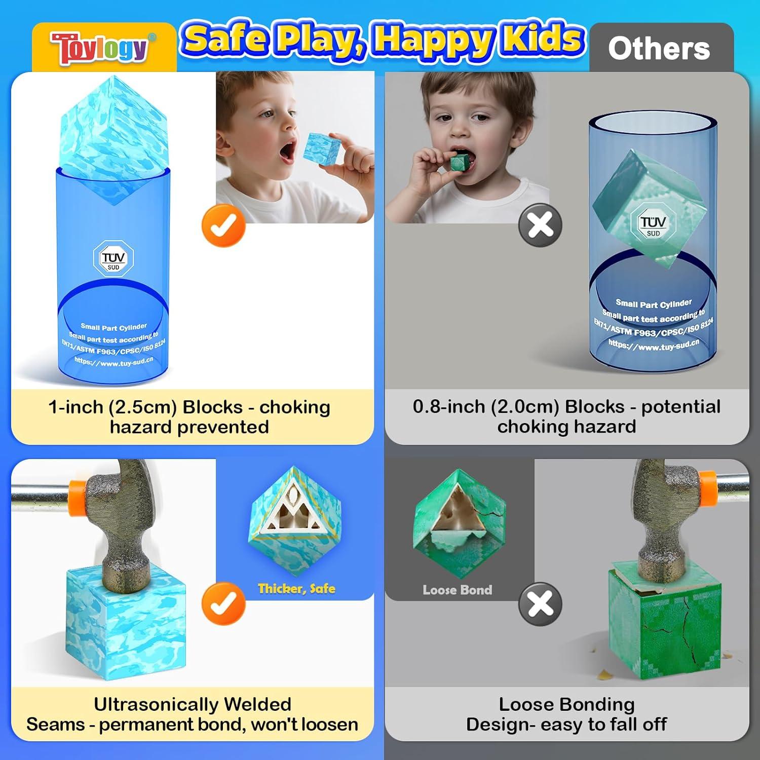 126PCS Bloques Magnéticos Toylogy Bosque y Hielo - Juguete STEM